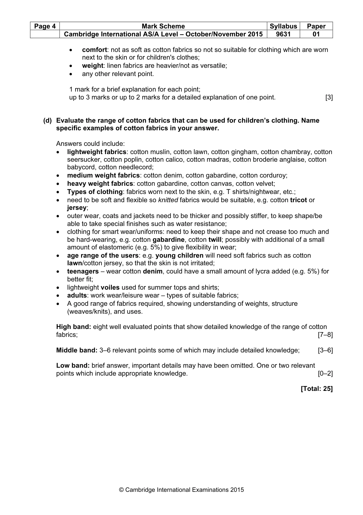 Mark scheme, page 4 of 12
