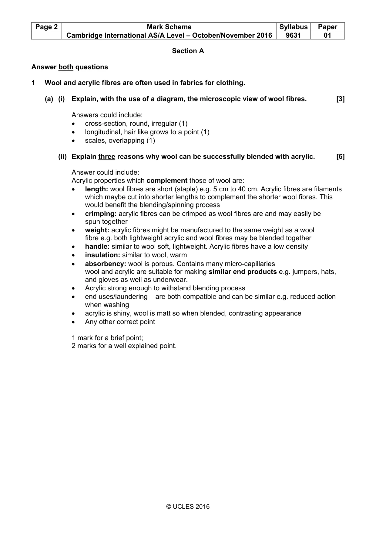 Mark scheme, page 2 of 13
