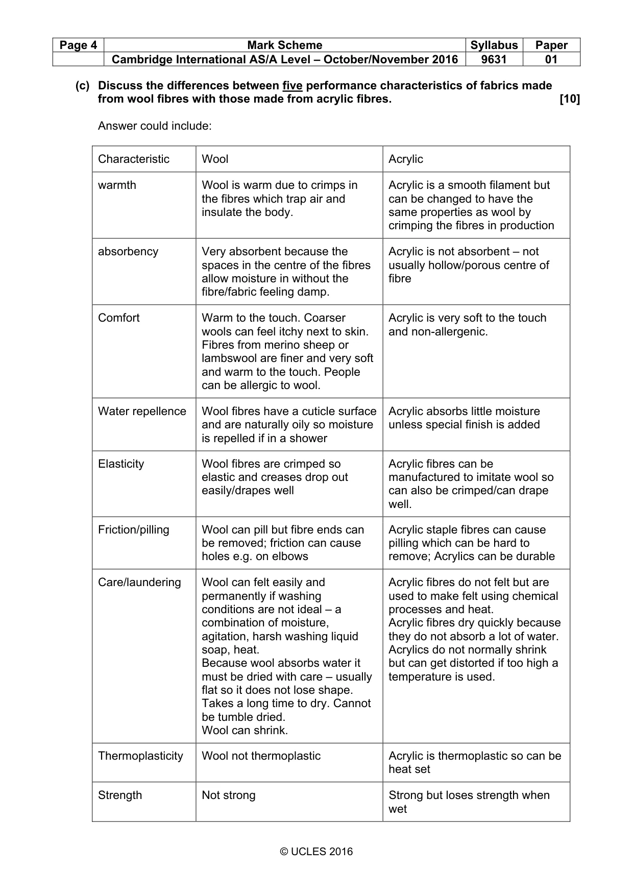 Mark scheme, page 4 of 13