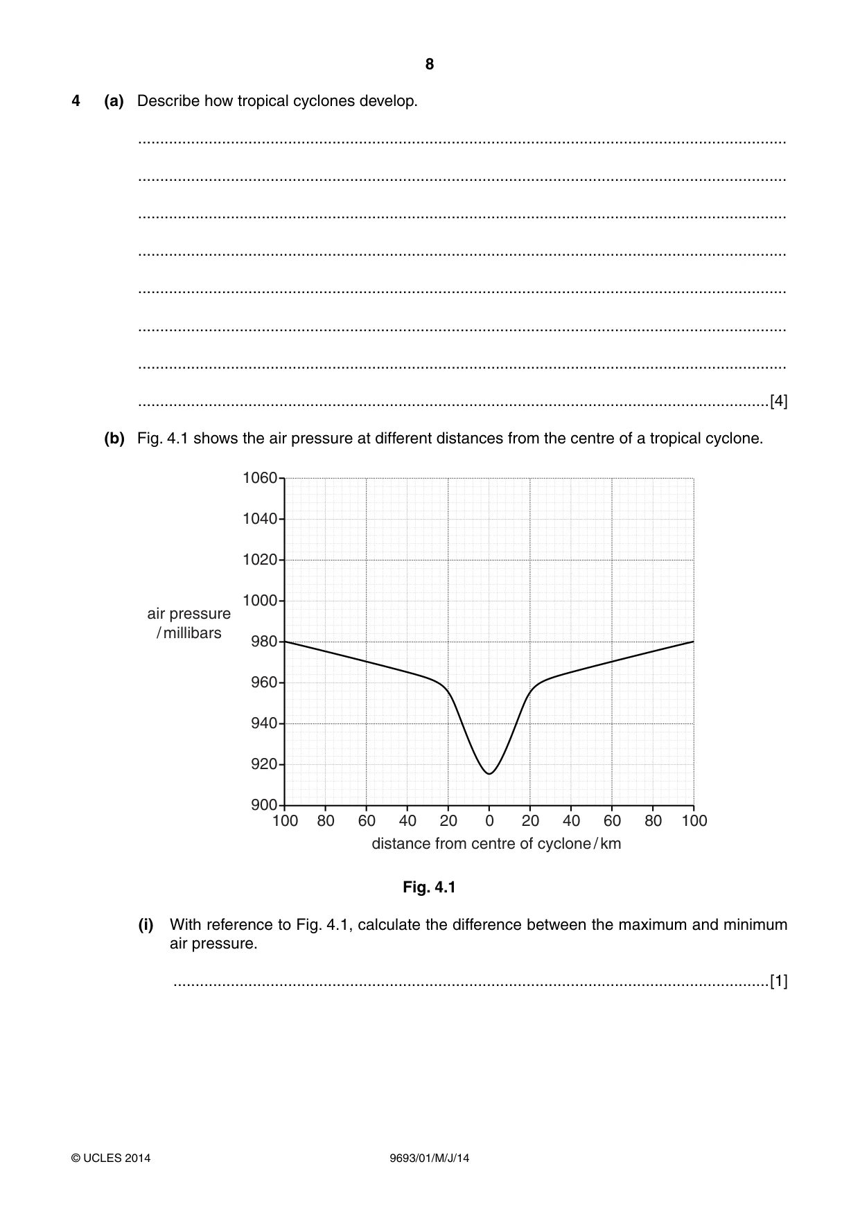 Cambridge A Level Marine Science 9693 2014 May/June Paper 1 · Variant 1 question paper, page 8 of 16