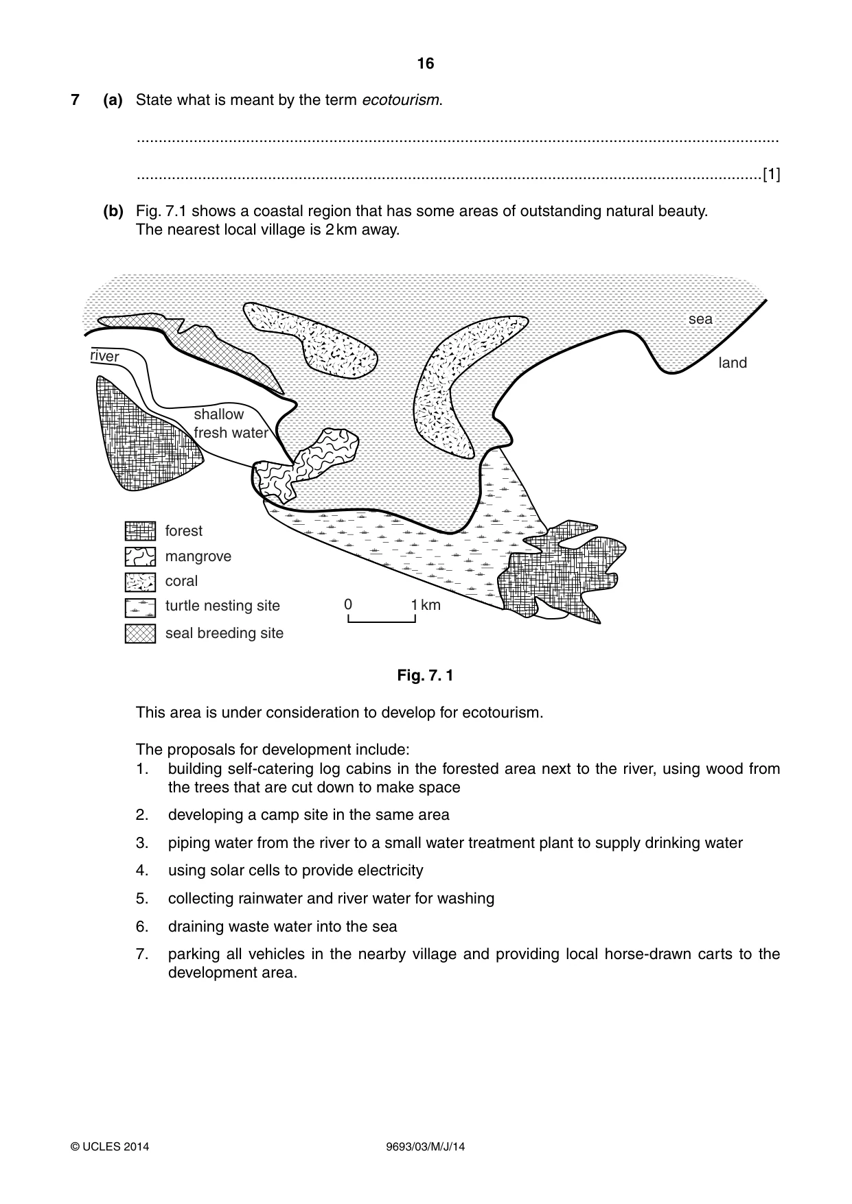 Cambridge A Level Marine Science 9693 2014 May/June Paper 3 · Variant 1 question paper, page 16 of 20