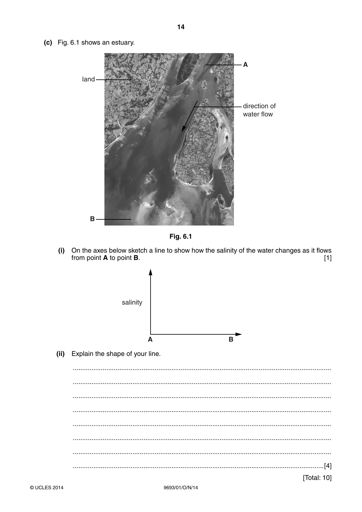 Cambridge A Level Marine Science 9693 2014 Oct/Nov Paper 1 · Variant 1 question paper, page 14 of 16