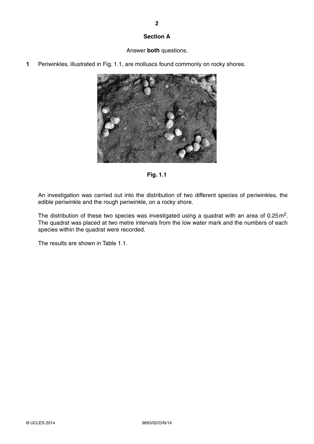 Cambridge A Level Marine Science 9693 2014 Oct/Nov Paper 2 · Variant 1 question paper, page 2 of 12