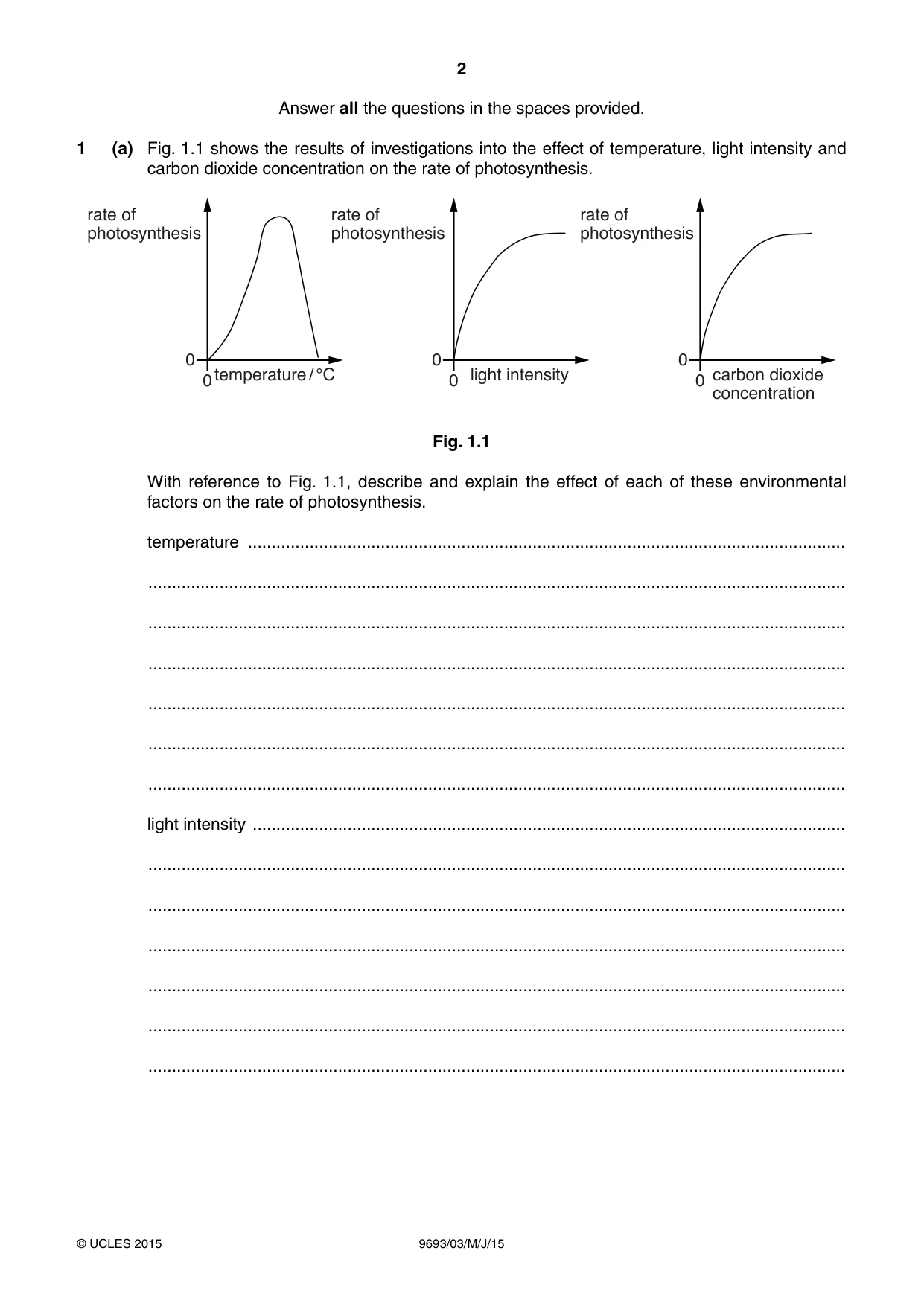 Cambridge A Level Marine Science 9693 2015 May/June Paper 3 · Variant 1 question paper, page 2 of 16