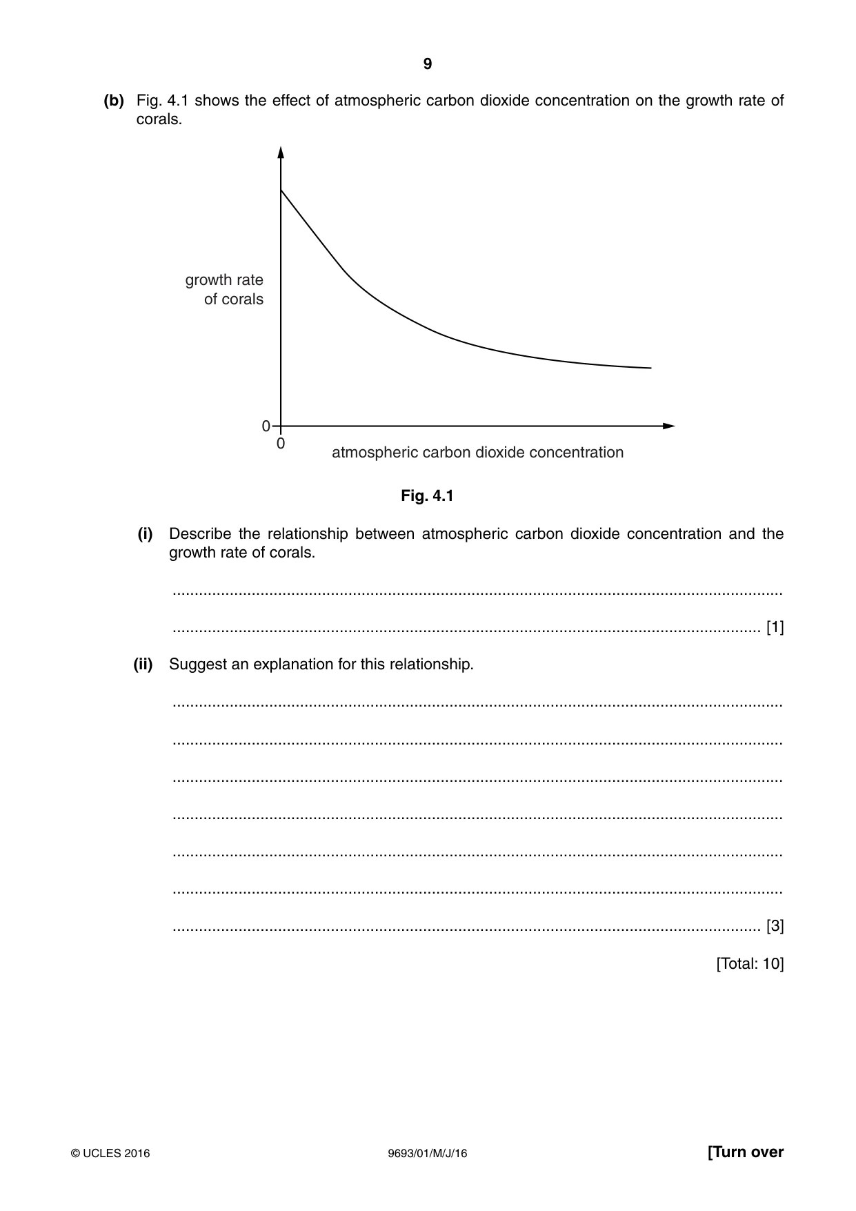 Cambridge A Level Marine Science 9693 2016 May/June Paper 1 · Variant 0 question paper, page 9 of 16