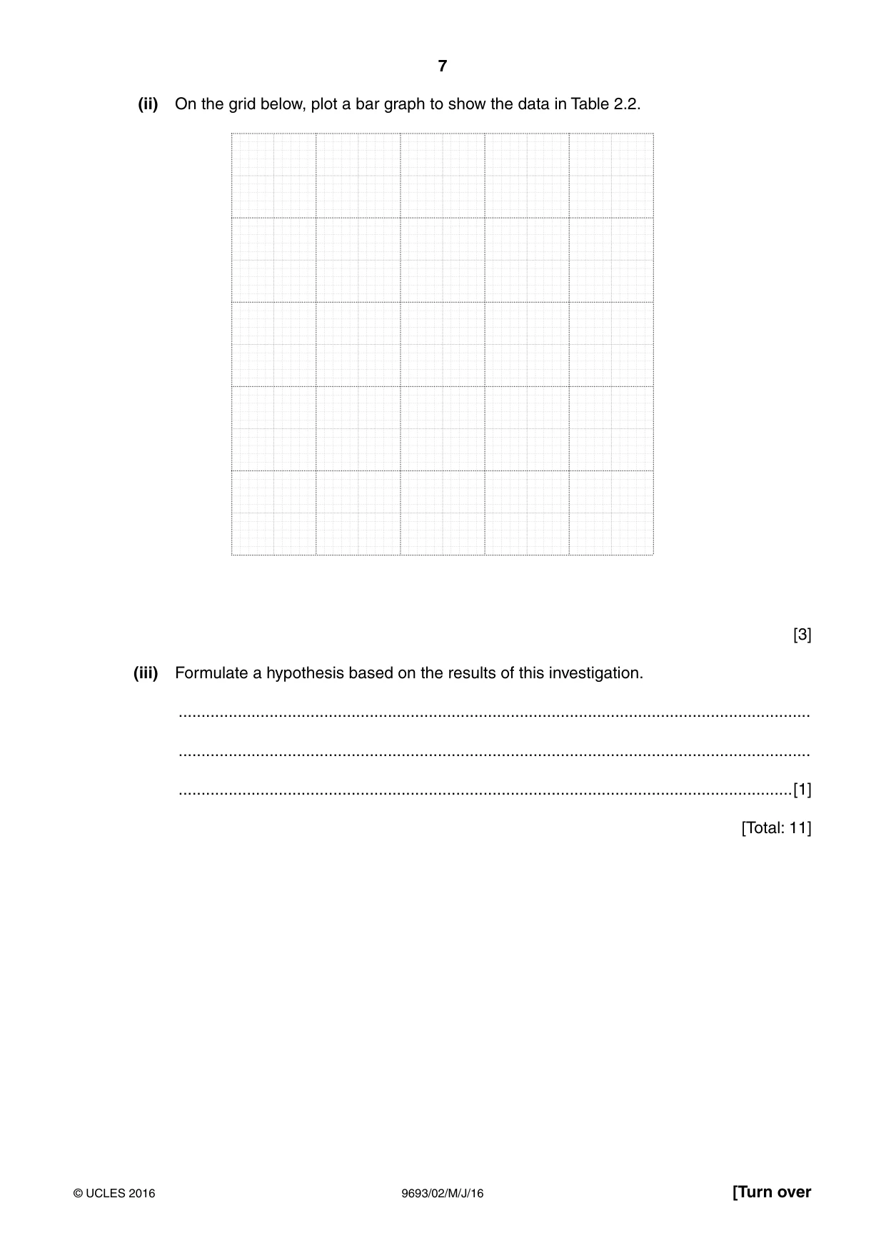 Cambridge A Level Marine Science 9693 2016 May/June Paper 2 · Variant 0 question paper, page 7 of 12