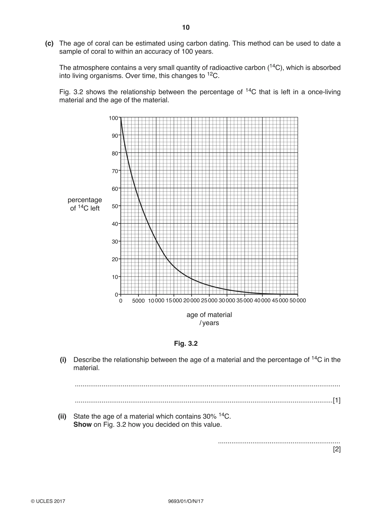 Cambridge A Level Marine Science 9693 2017 Oct/Nov Paper 1 · Variant 1 question paper, page 10 of 20