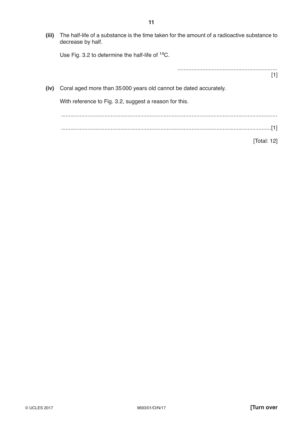Cambridge A Level Marine Science 9693 2017 Oct/Nov Paper 1 · Variant 1 question paper, page 11 of 20