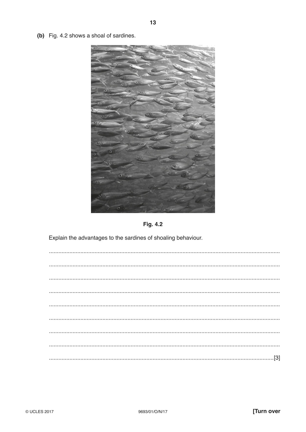 Cambridge A Level Marine Science 9693 2017 Oct/Nov Paper 1 · Variant 1 question paper, page 13 of 20