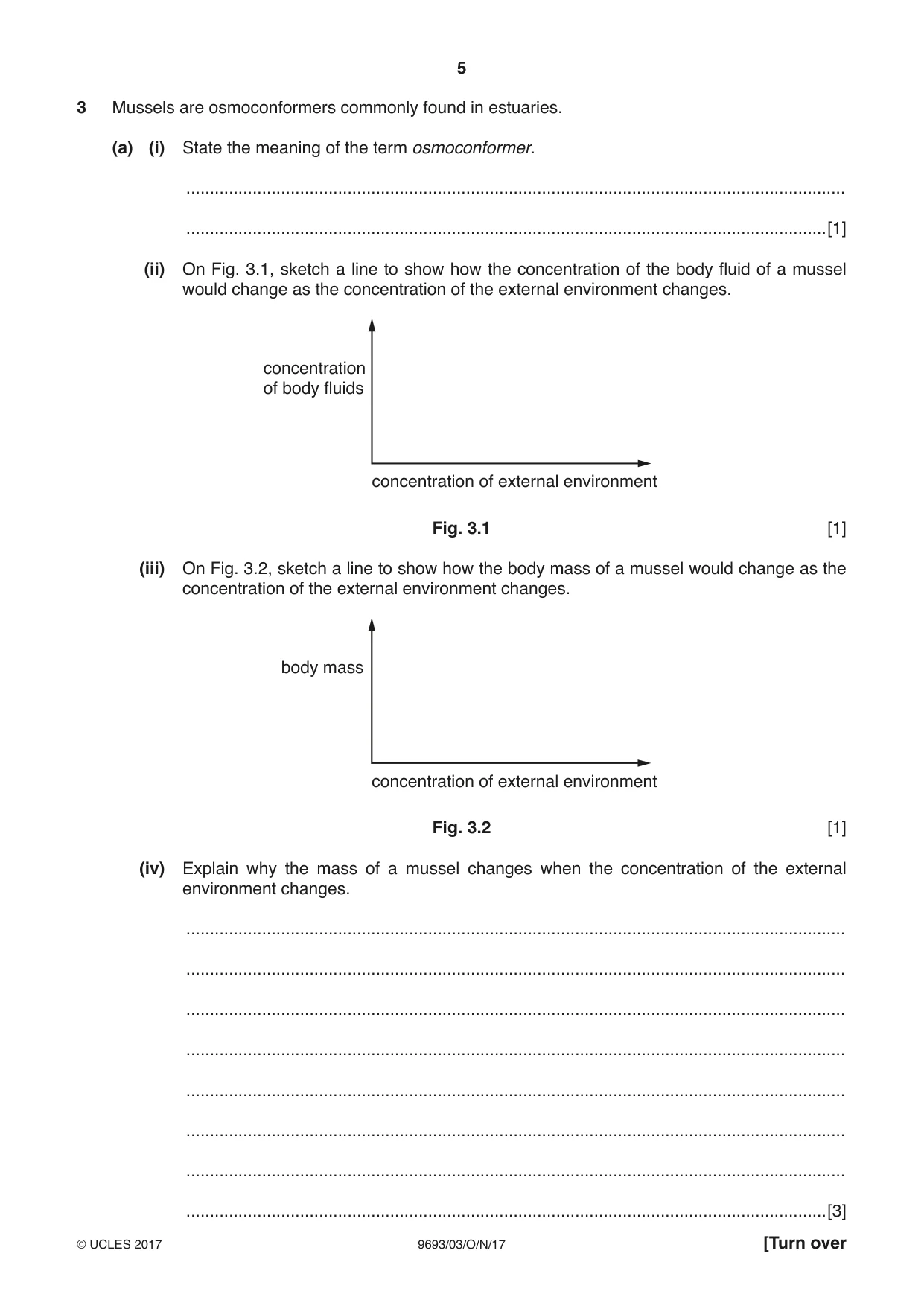 Cambridge A Level Marine Science 9693 2017 Oct/Nov Paper 3 · Variant 1 question paper, page 5 of 16