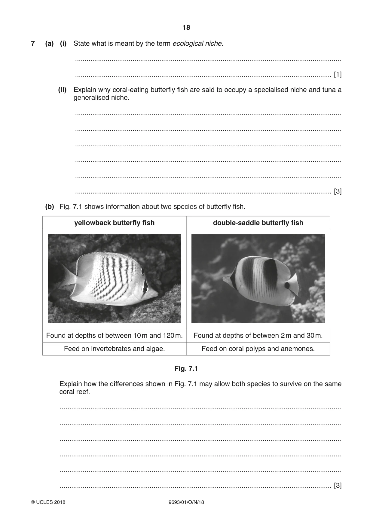 Cambridge A Level Marine Science 9693 2018 Oct/Nov Paper 1 · Variant 0 question paper, page 18 of 20