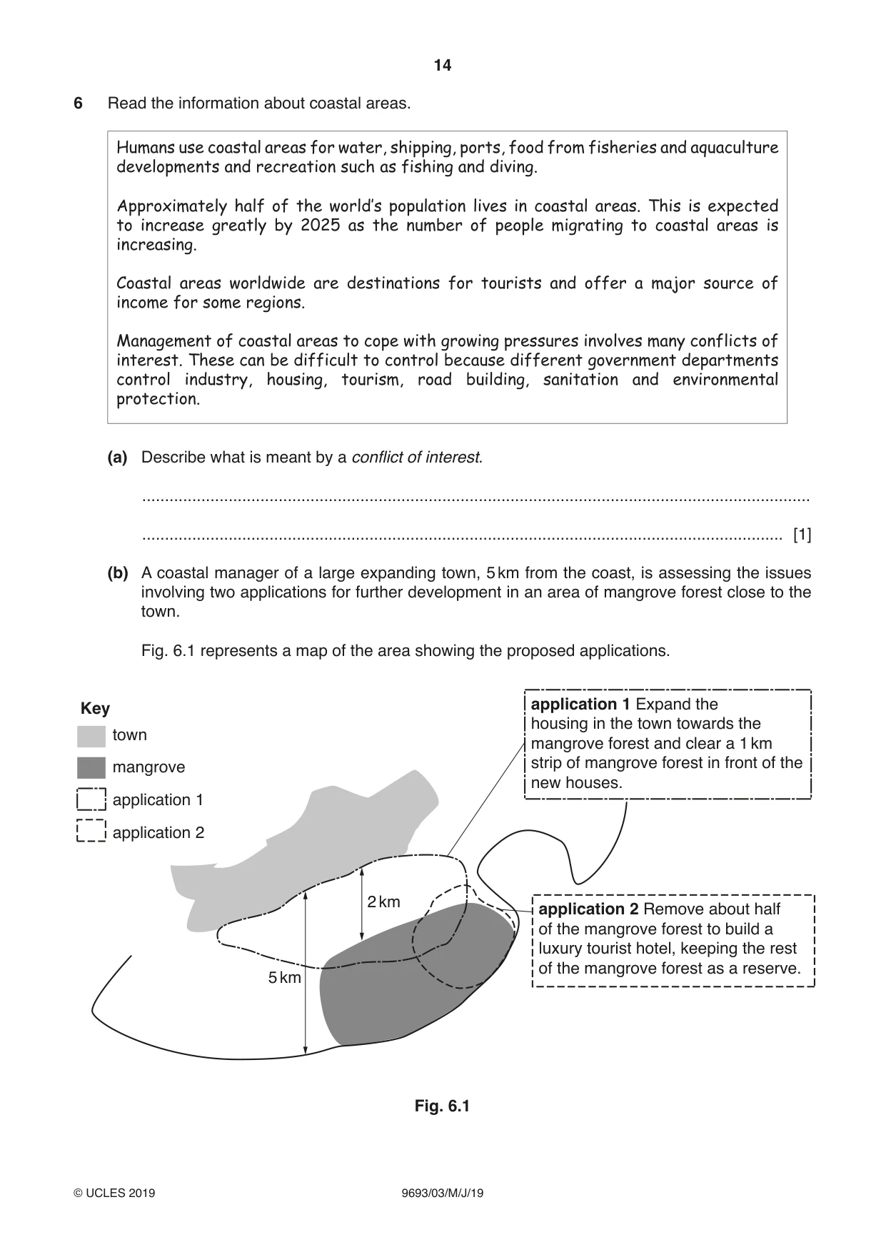 Cambridge A Level Marine Science 9693 2019 May/June Paper 3 · Variant 1 question paper, page 14 of 20