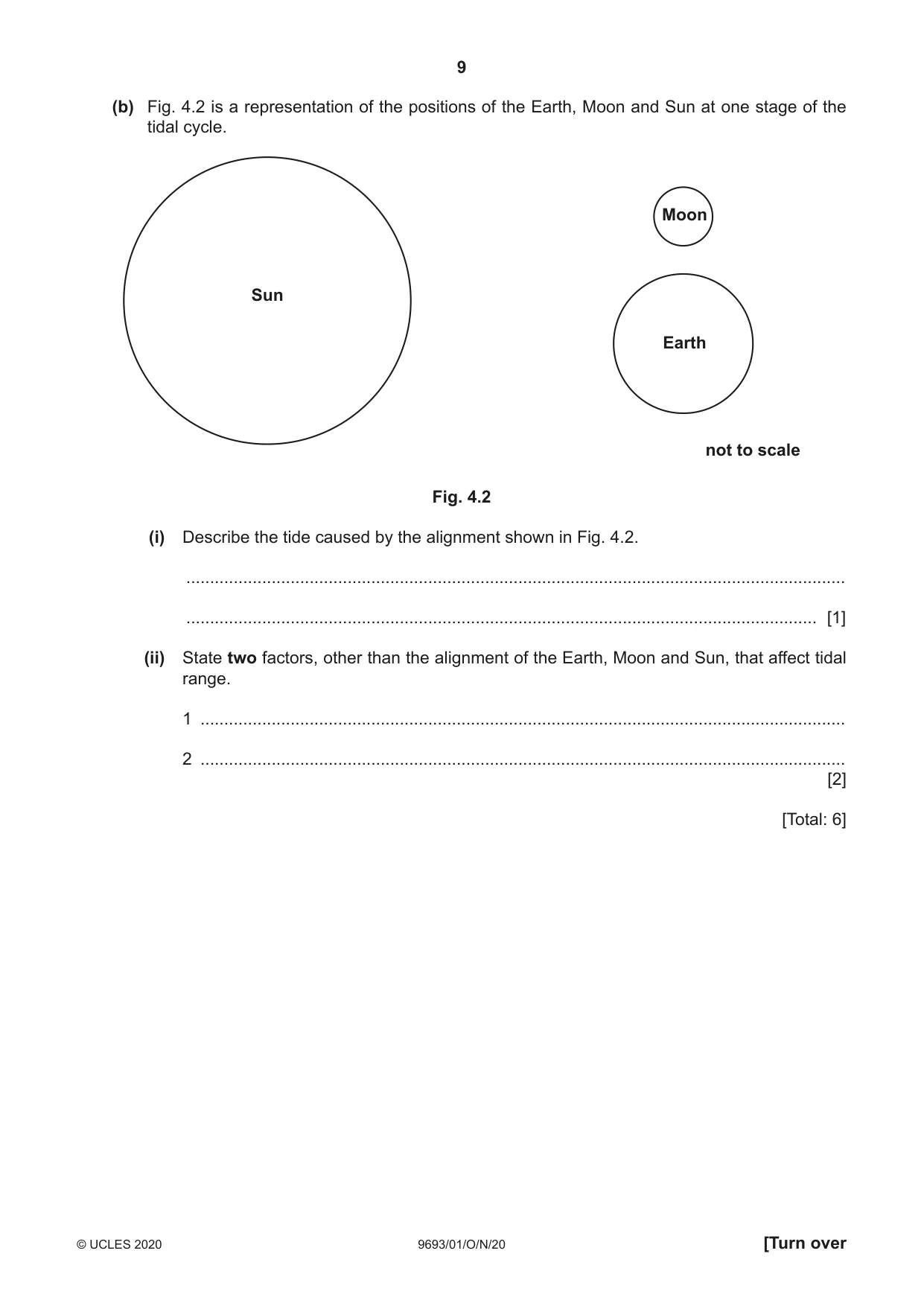 Cambridge A Level Marine Science 9693 2020 Oct/Nov Paper 1 · Variant 0 question paper, page 9 of 16
