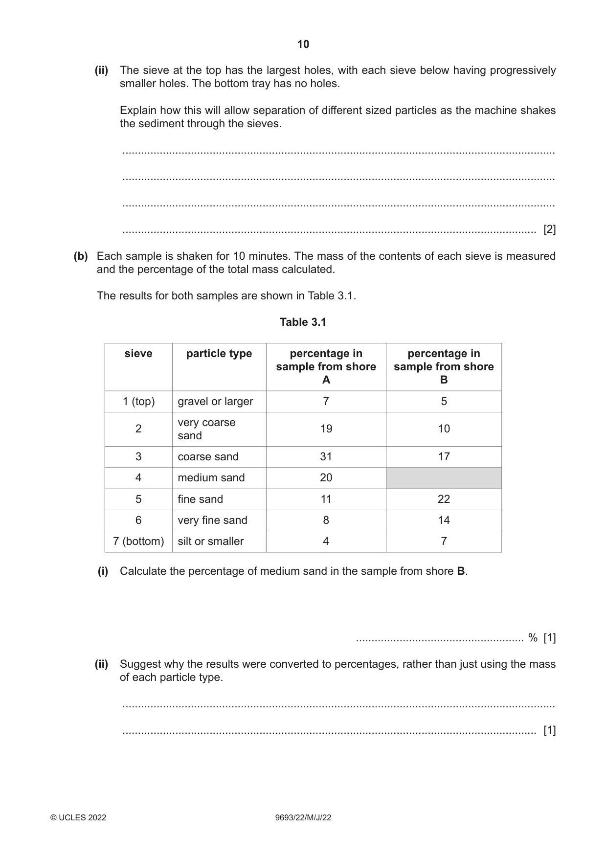 Cambridge A Level Marine Science 9693 2022 May/June Paper 2 · Variant 2 question paper, page 10 of 24