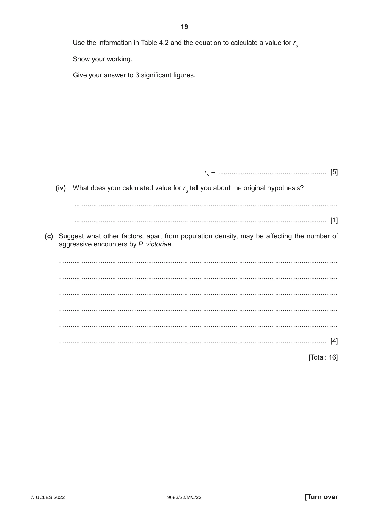 Cambridge A Level Marine Science 9693 2022 May/June Paper 2 · Variant 2 question paper, page 19 of 24