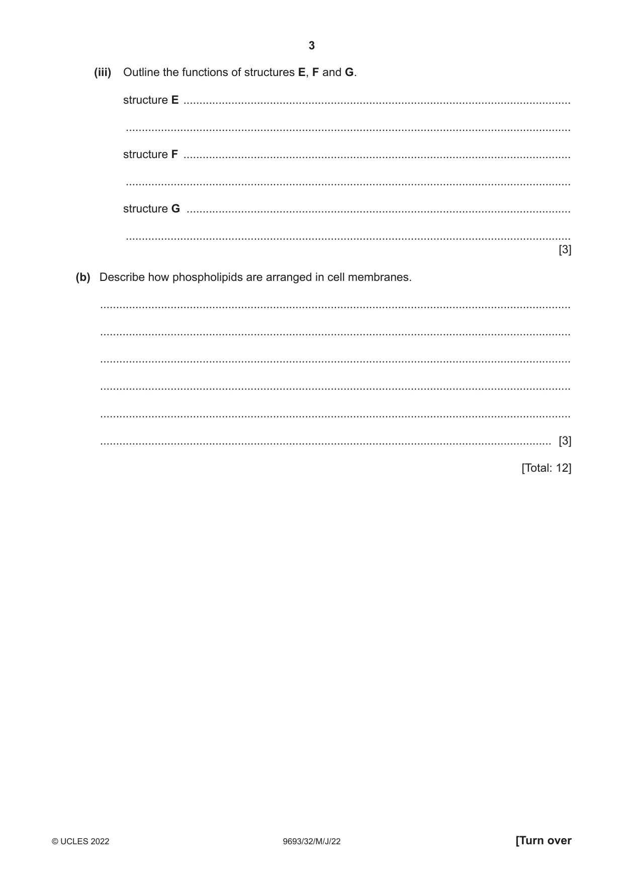 Cambridge A Level Marine Science 9693 2022 May/June Paper 3 · Variant 2 question paper, page 3 of 16