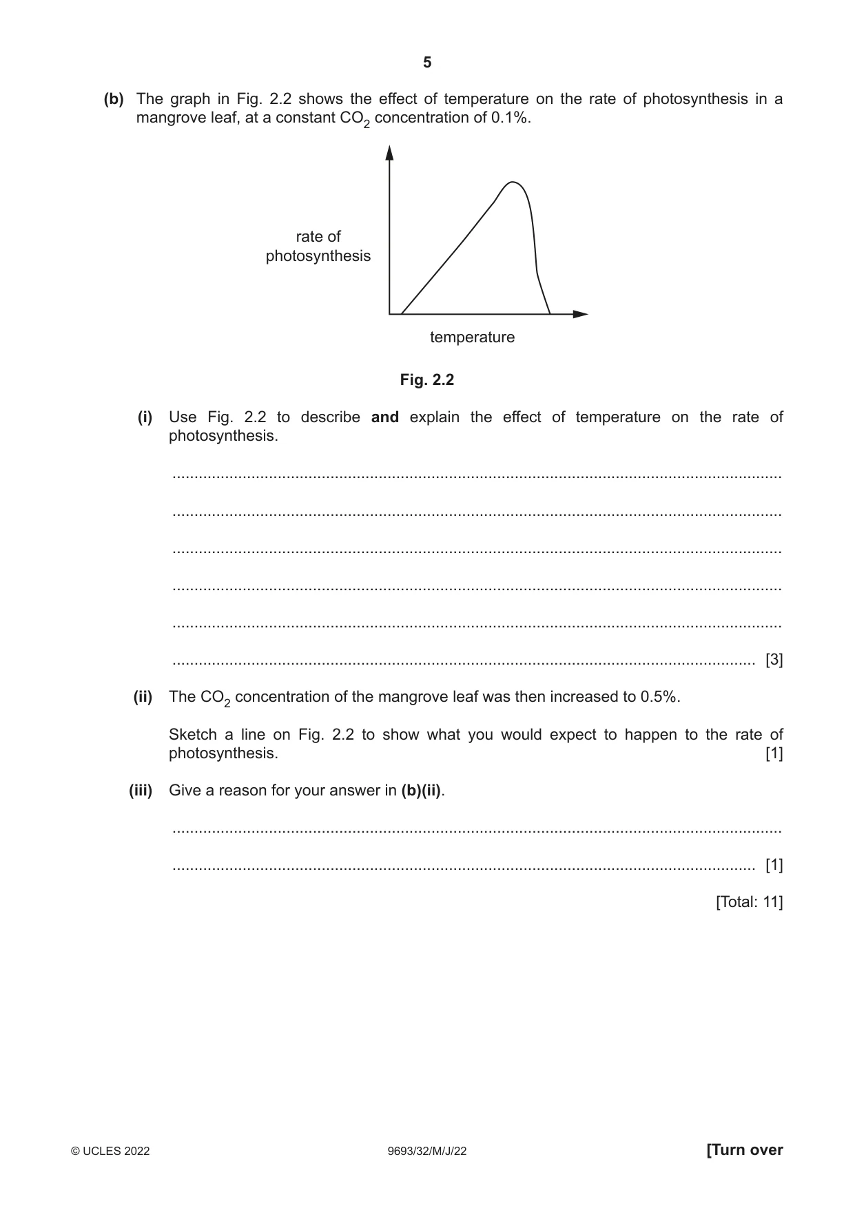 Cambridge A Level Marine Science 9693 2022 May/June Paper 3 · Variant 2 question paper, page 5 of 16
