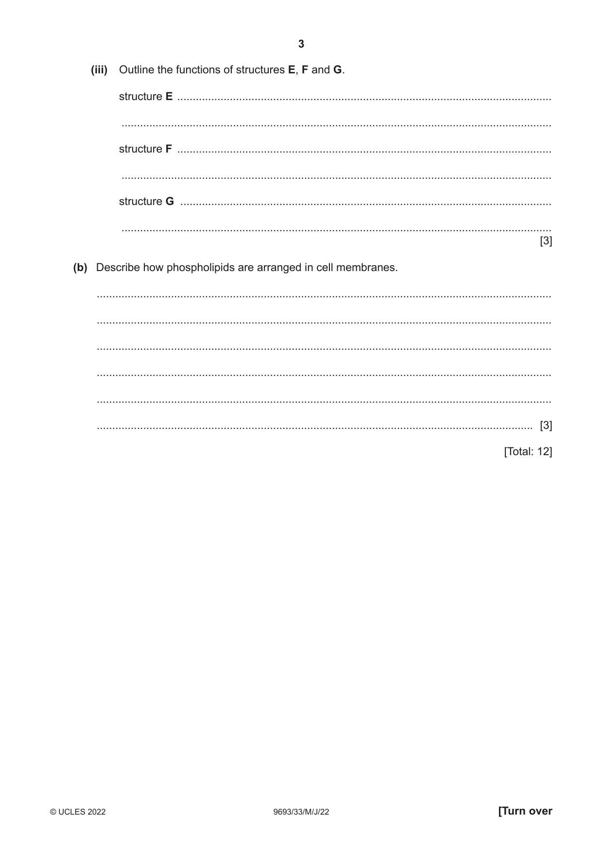 Cambridge A Level Marine Science 9693 2022 May/June Paper 3 · Variant 3 question paper, page 3 of 16