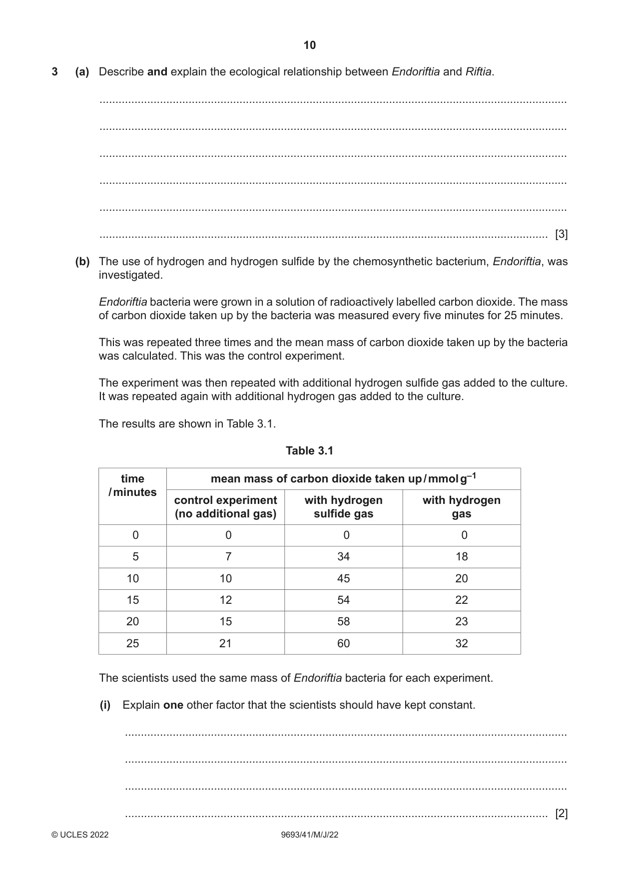 Cambridge A Level Marine Science 9693 2022 May/June Paper 4 · Variant 1 question paper, page 10 of 24