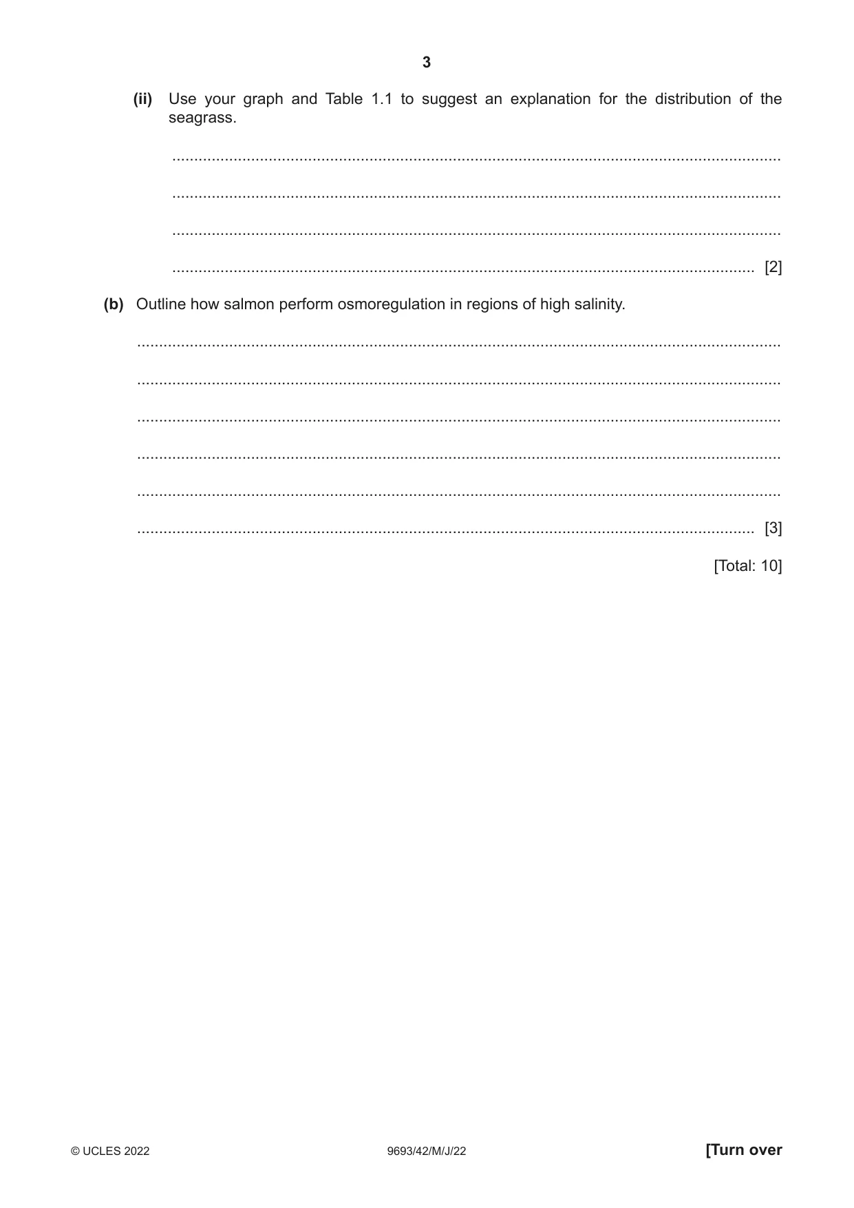Cambridge A Level Marine Science 9693 2022 May/June Paper 4 · Variant 2 question paper, page 3 of 24