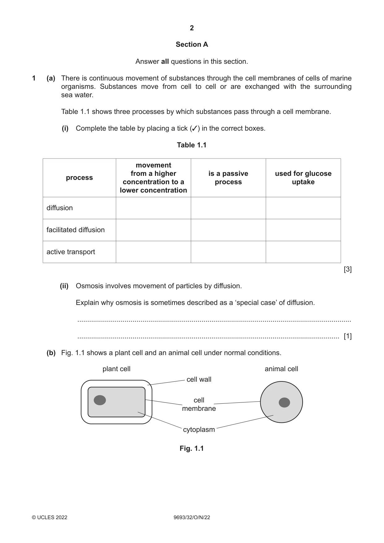 Cambridge A Level Marine Science 9693 2022 Oct/Nov Paper 3 · Variant 2 question paper, page 2 of 12