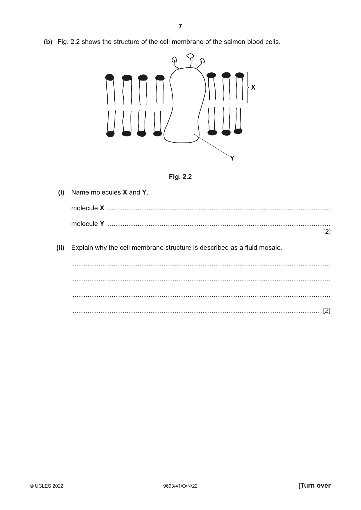 Cambridge A Level Marine Science 9693 2022 Oct/Nov Paper 4 · Variant 1 question paper, page 7 of 20