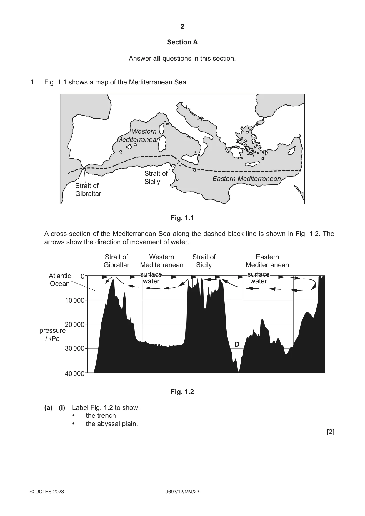 Cambridge A Level Marine Science 9693 2023 May/June Paper 1 · Variant 2 question paper, page 2 of 16