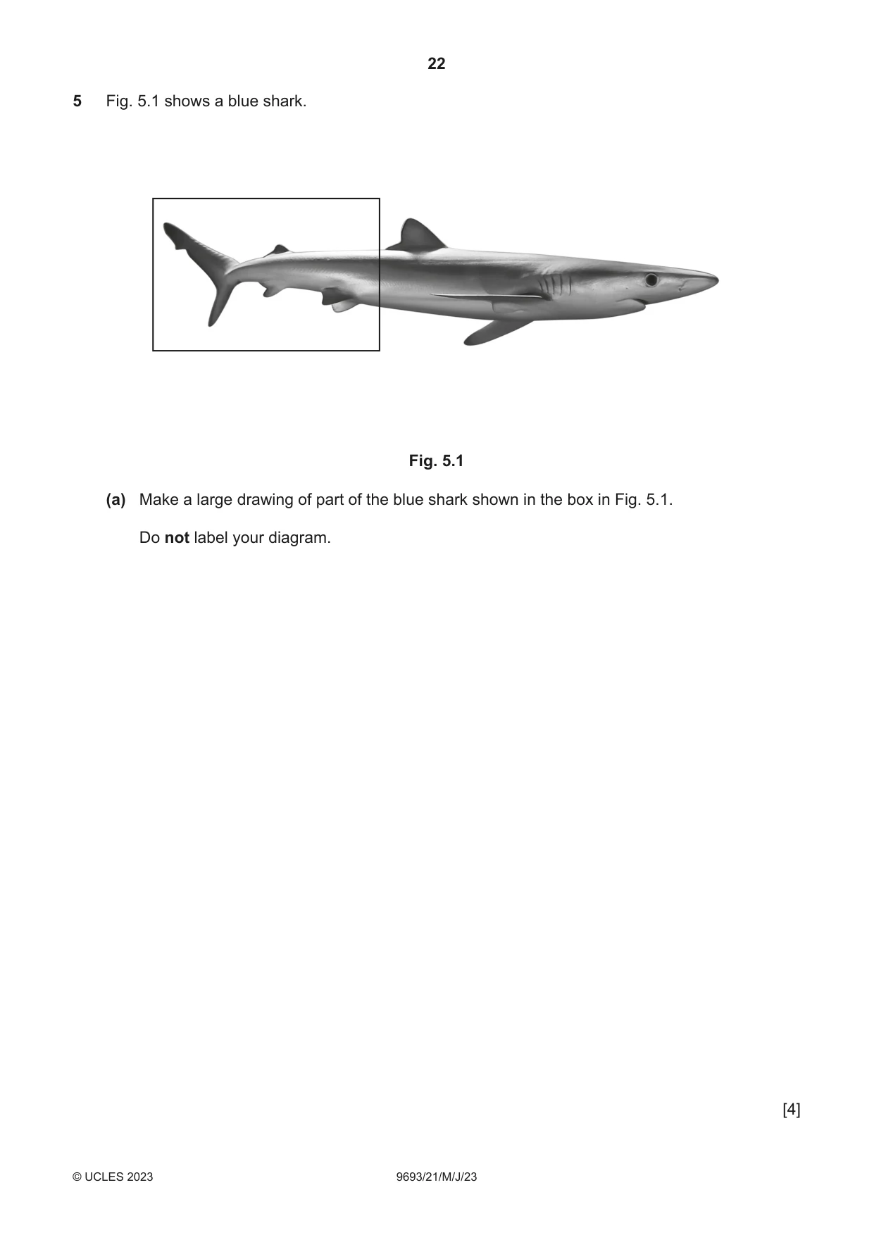 Cambridge A Level Marine Science 9693 2023 May/June Paper 2 · Variant 1 question paper, page 22 of 28
