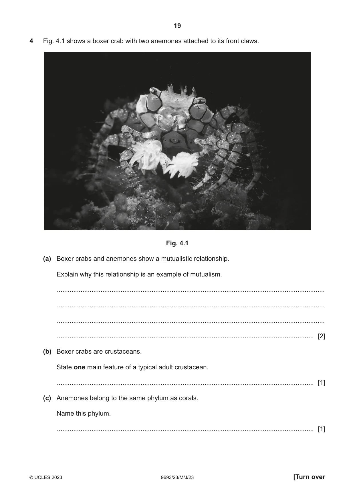 Cambridge A Level Marine Science 9693 2023 May/June Paper 2 · Variant 3 question paper, page 19 of 28