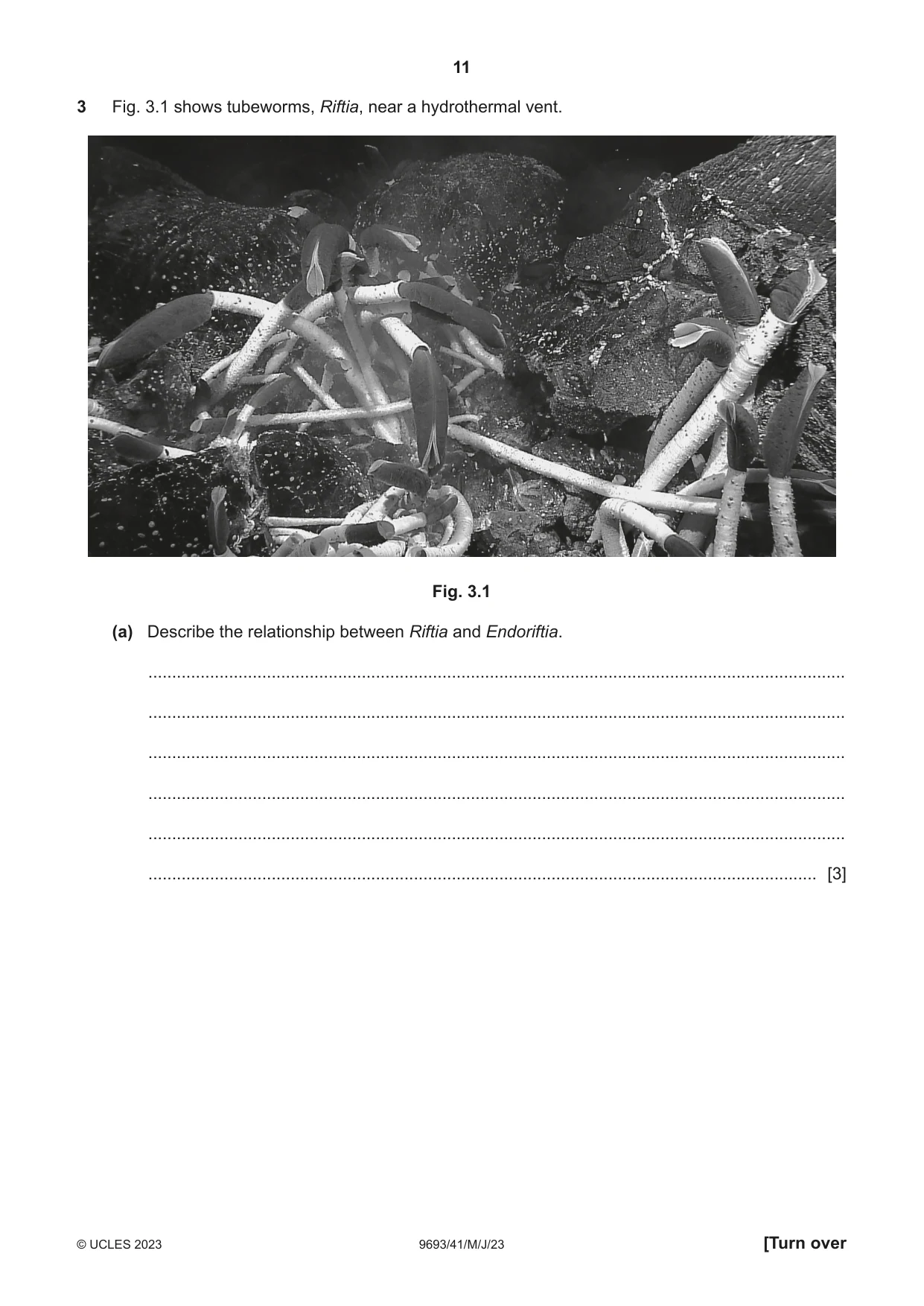 Cambridge A Level Marine Science 9693 2023 May/June Paper 4 · Variant 1 question paper, page 11 of 20
