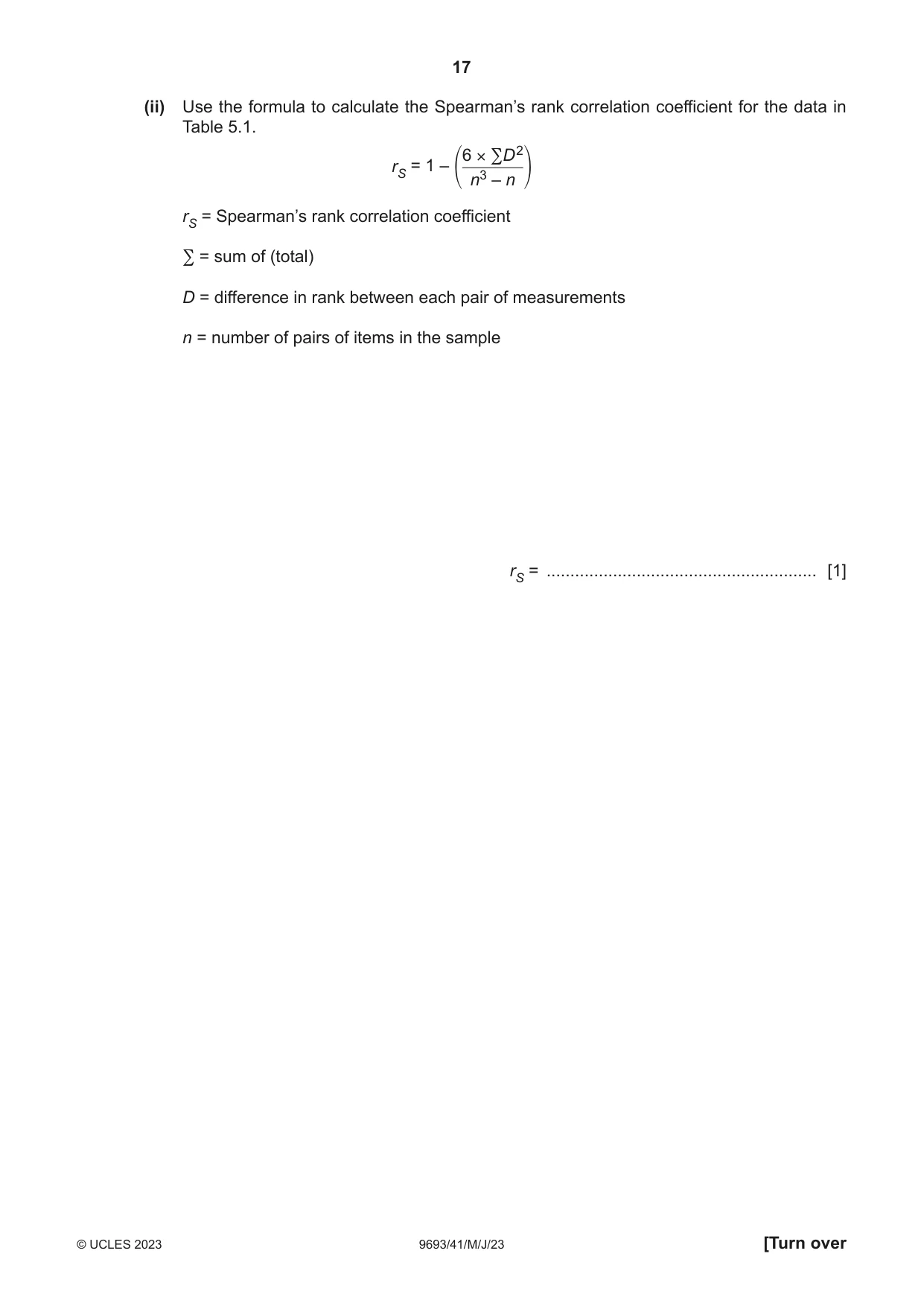 Cambridge A Level Marine Science 9693 2023 May/June Paper 4 · Variant 1 question paper, page 17 of 20