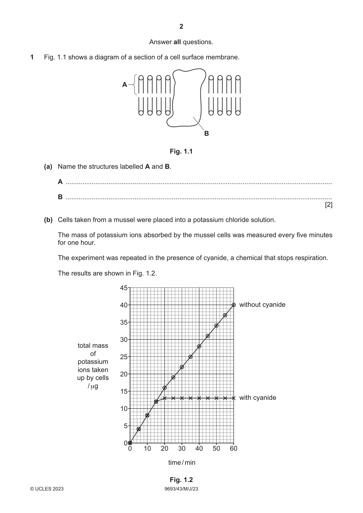 Cambridge A Level Marine Science 9693 2023 May/June Paper 4 · Variant 3 question paper, page 2 of 20