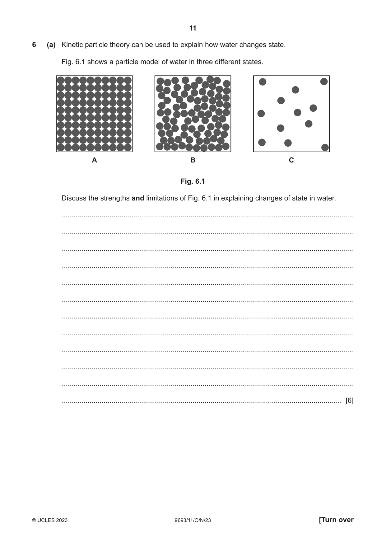 Cambridge A Level Marine Science 9693 2023 Oct/Nov Paper 1 · Variant 1 question paper, page 11 of 16