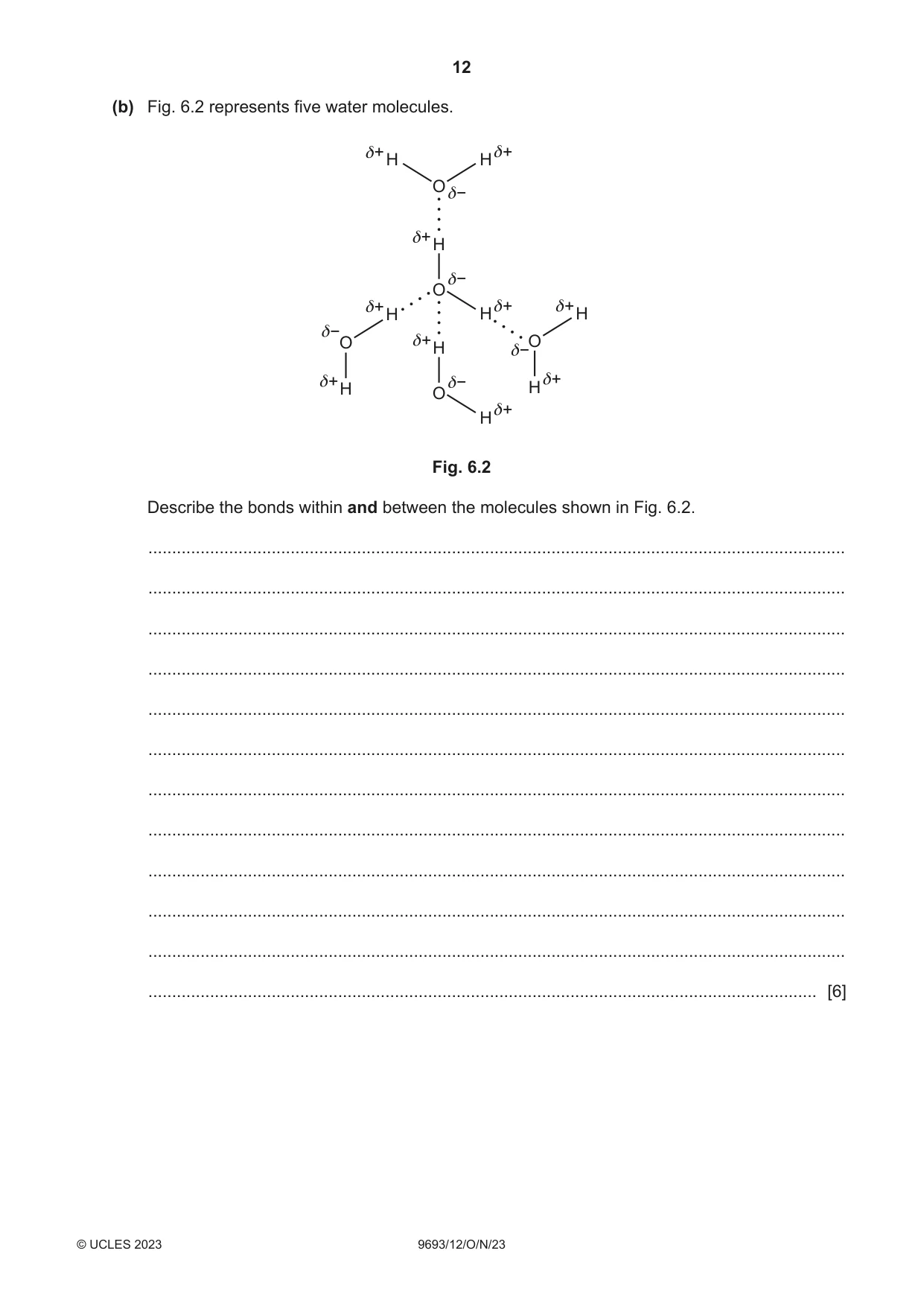 Cambridge A Level Marine Science 9693 2023 Oct/Nov Paper 1 · Variant 2 question paper, page 12 of 16