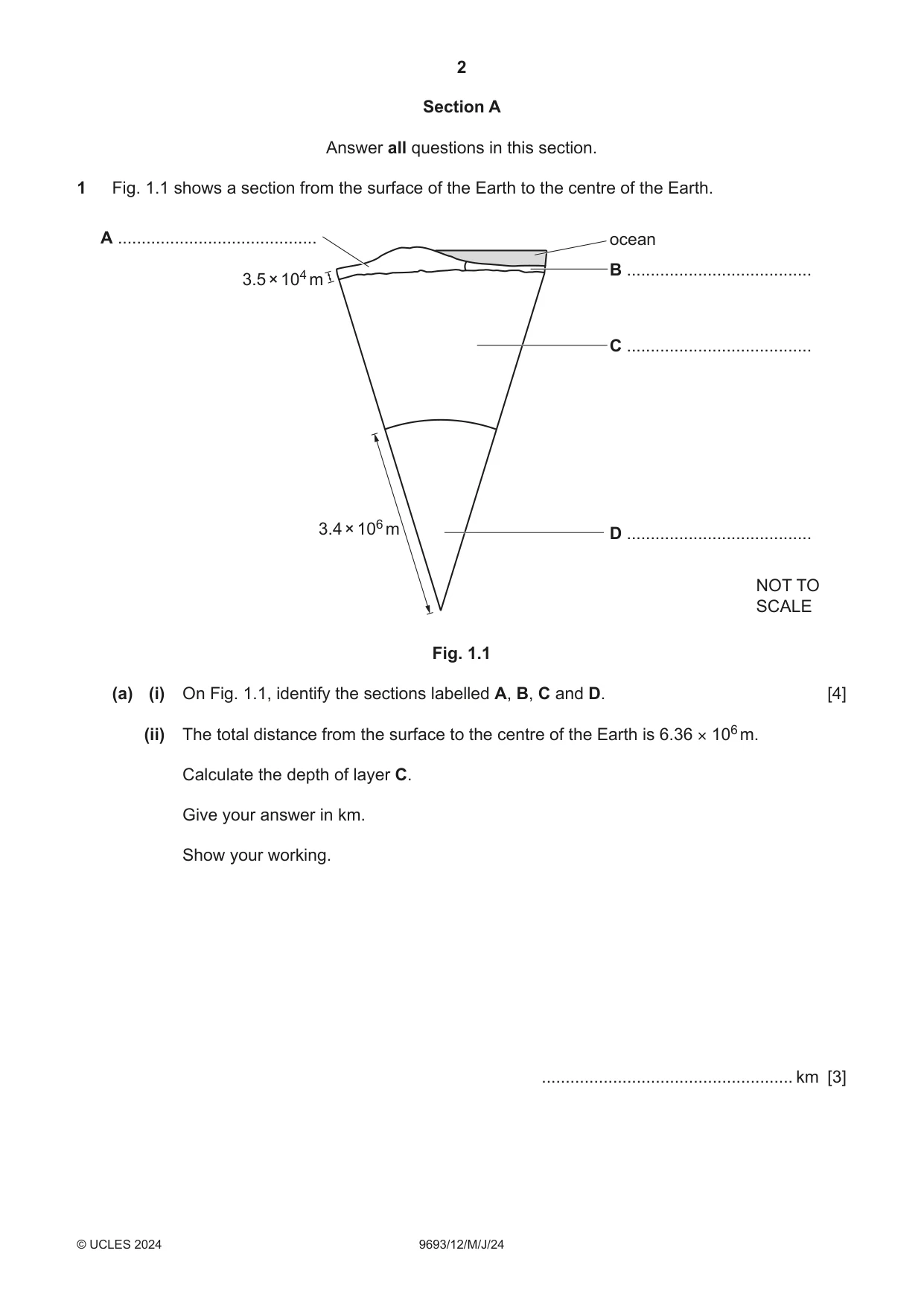 Cambridge A Level Marine Science 9693 2024 May/June Paper 1 · Variant 2 question paper, page 2 of 16