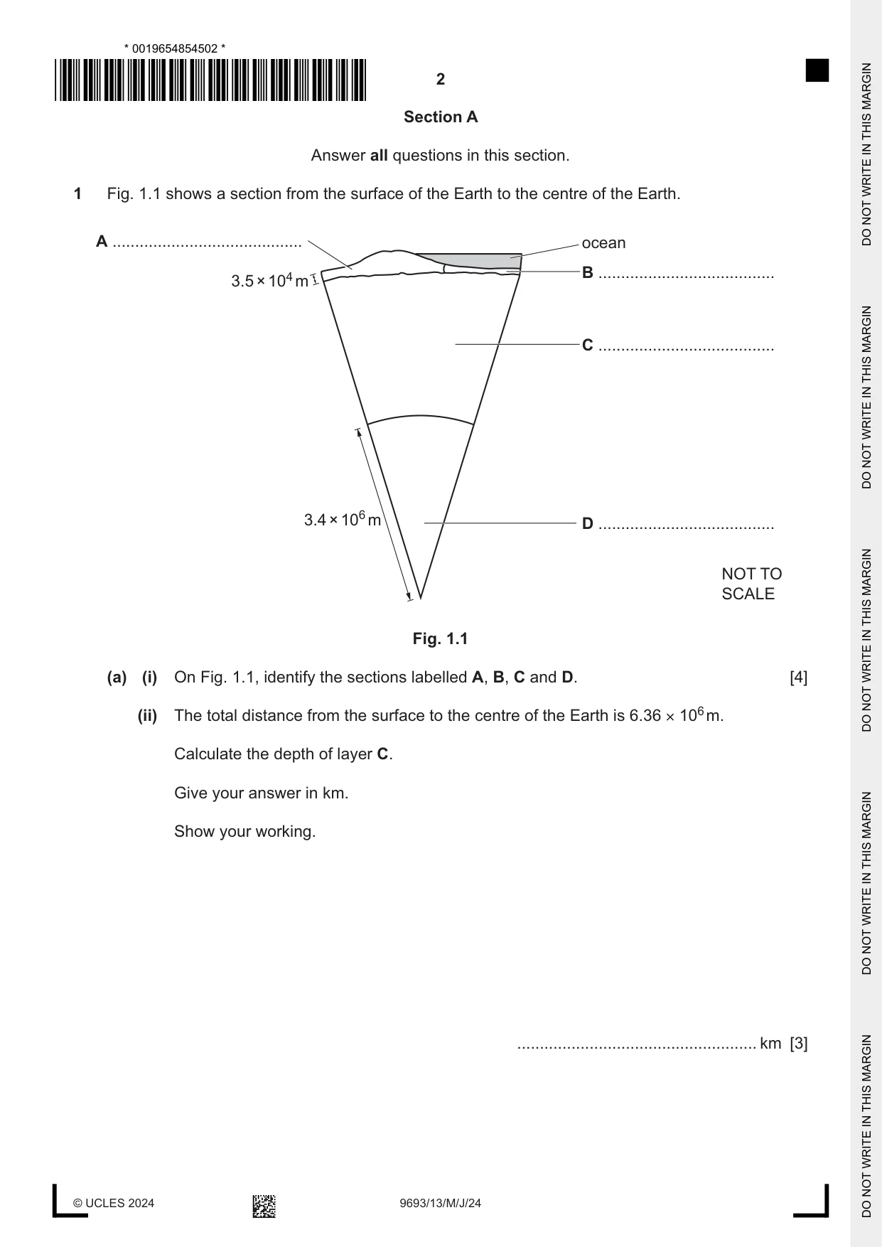 Cambridge A Level Marine Science 9693 2024 May/June Paper 1 · Variant 3 question paper, page 2 of 16