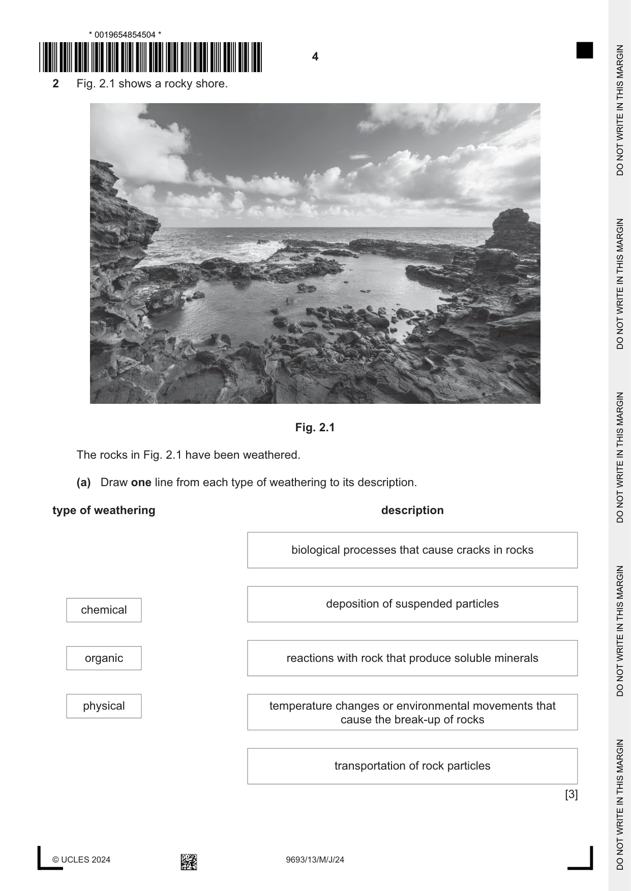 Cambridge A Level Marine Science 9693 2024 May/June Paper 1 · Variant 3 question paper, page 4 of 16