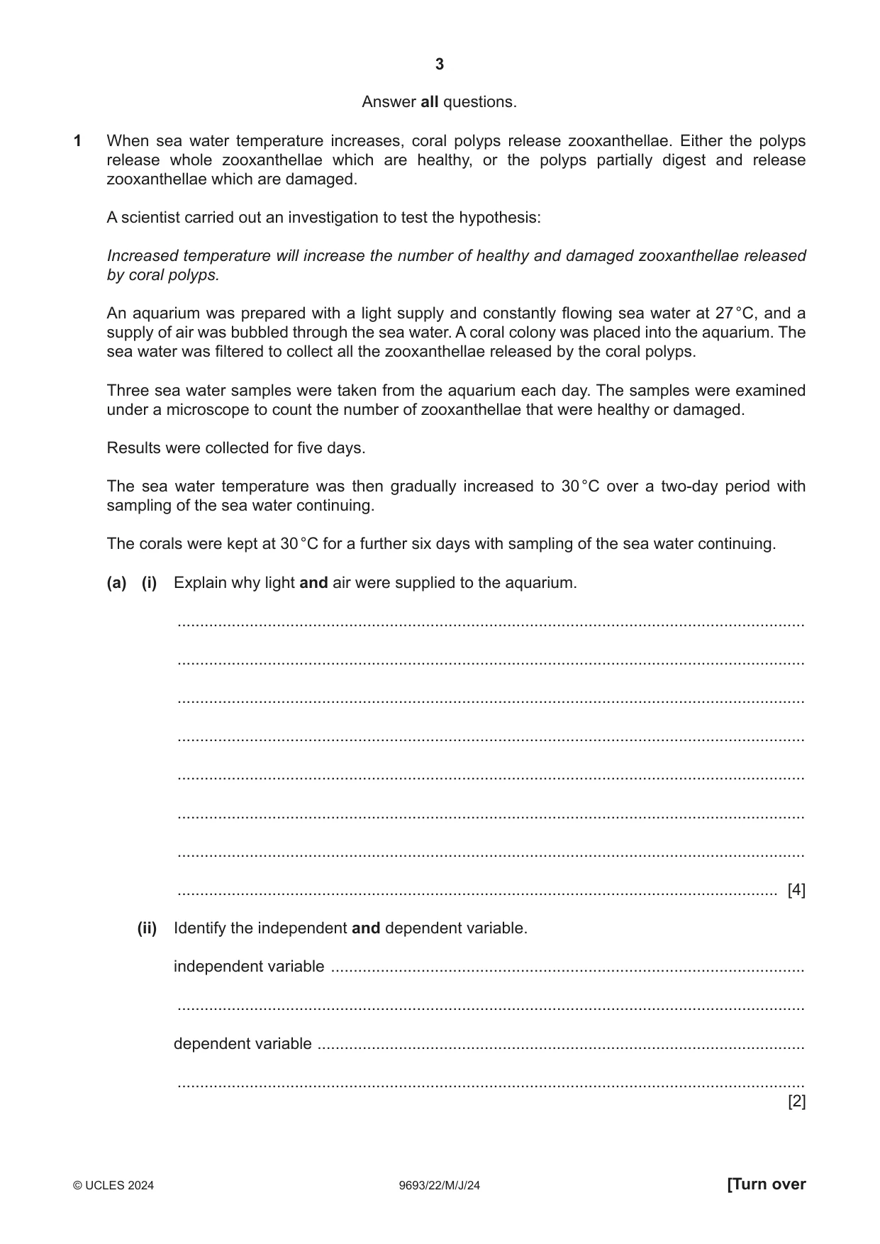 Cambridge A Level Marine Science 9693 2024 May/June Paper 2 · Variant 2 question paper, page 3 of 20