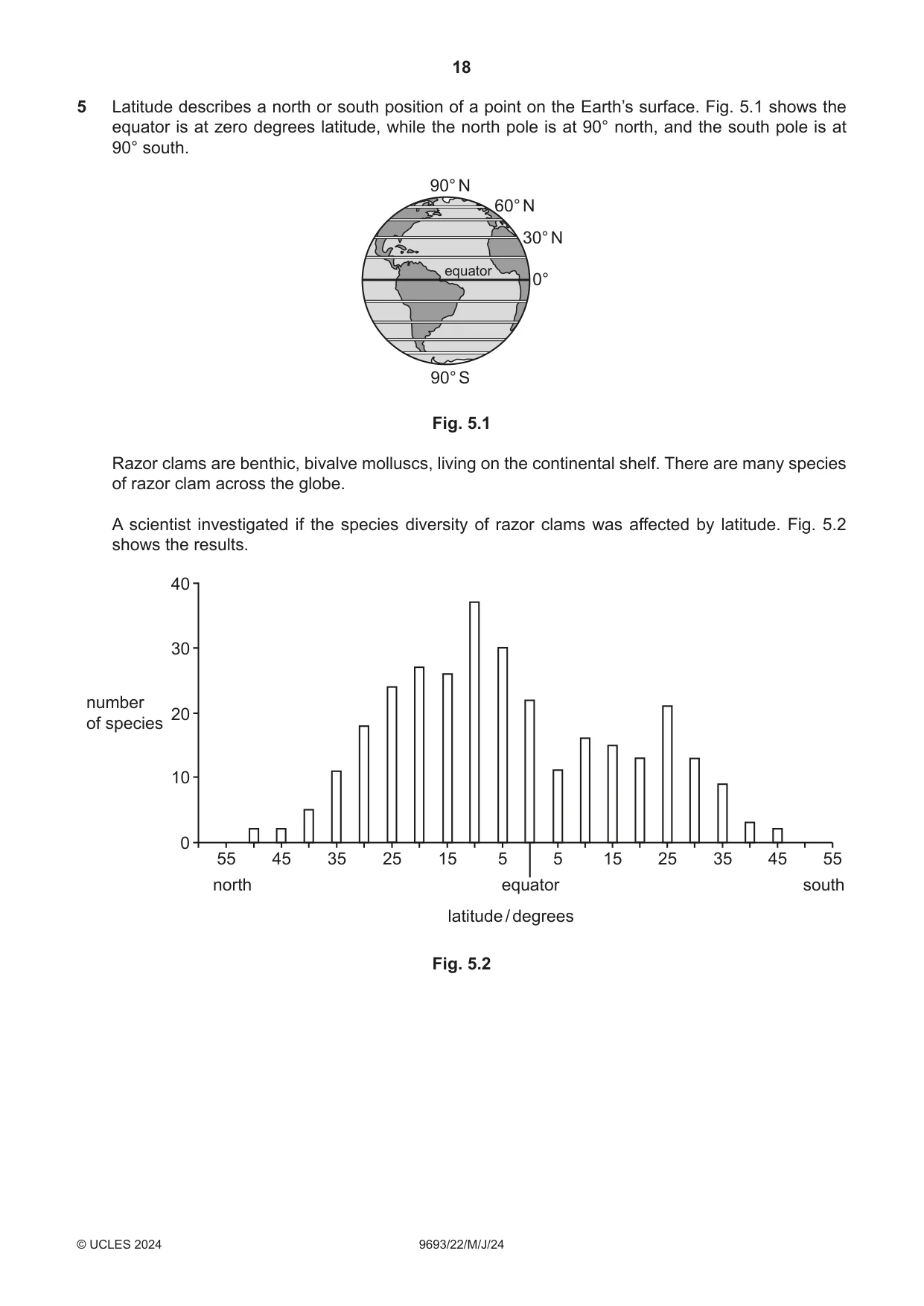 Cambridge A Level Marine Science 9693 2024 May/June Paper 2 · Variant 2 question paper, page 18 of 20