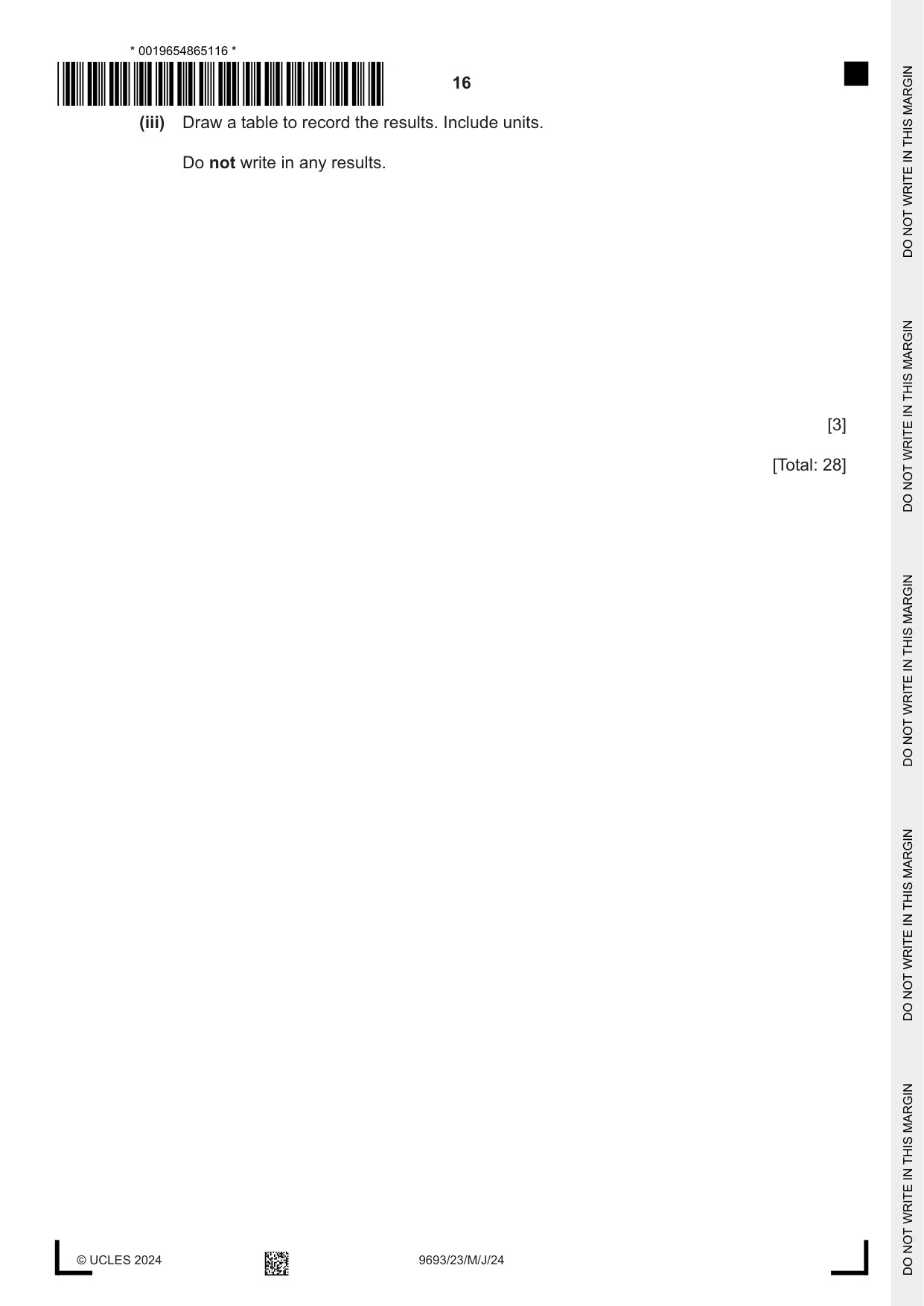 Cambridge A Level Marine Science 9693 2024 May/June Paper 2 · Variant 3 question paper, page 16 of 20