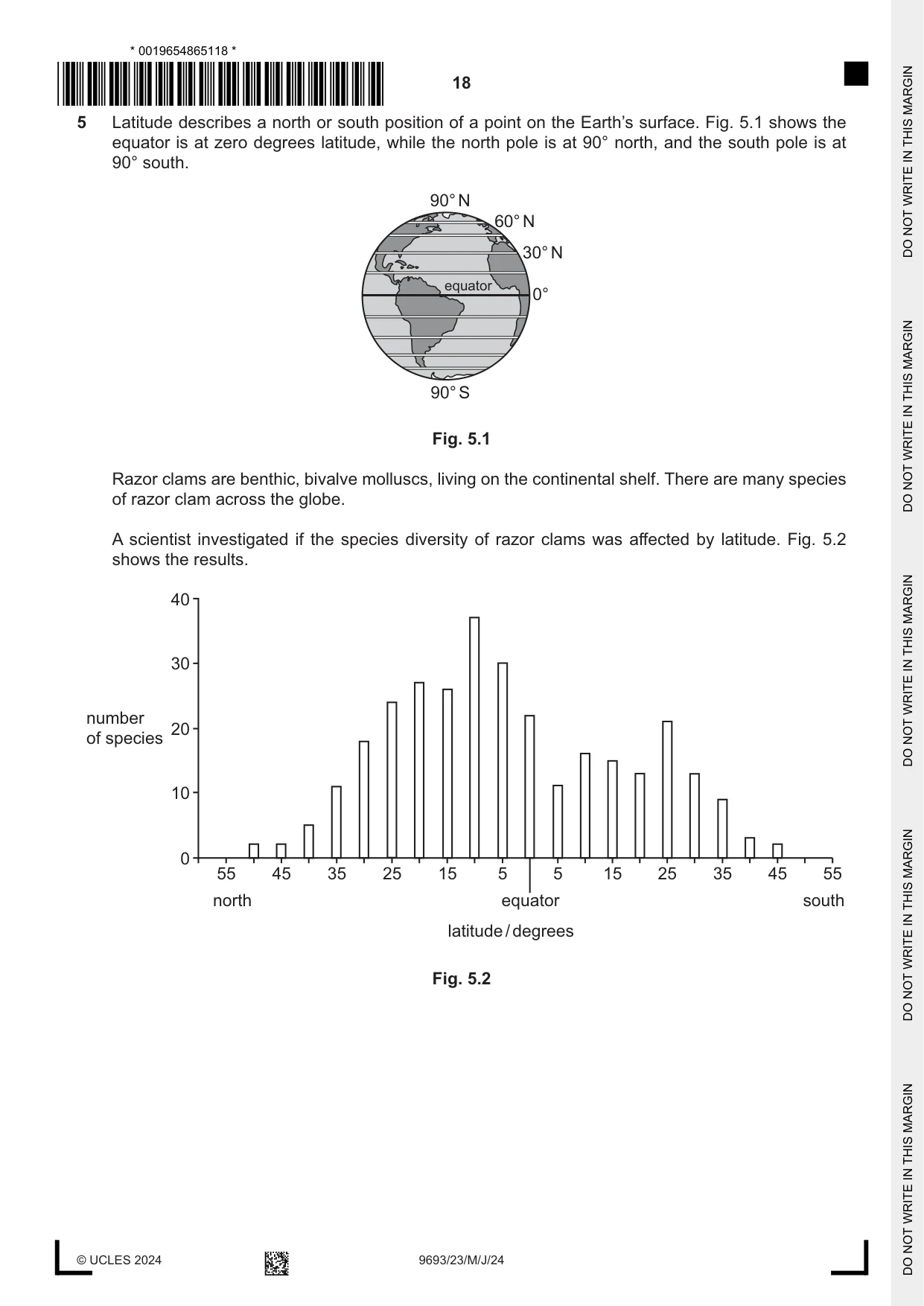 Cambridge A Level Marine Science 9693 2024 May/June Paper 2 · Variant 3 question paper, page 18 of 20