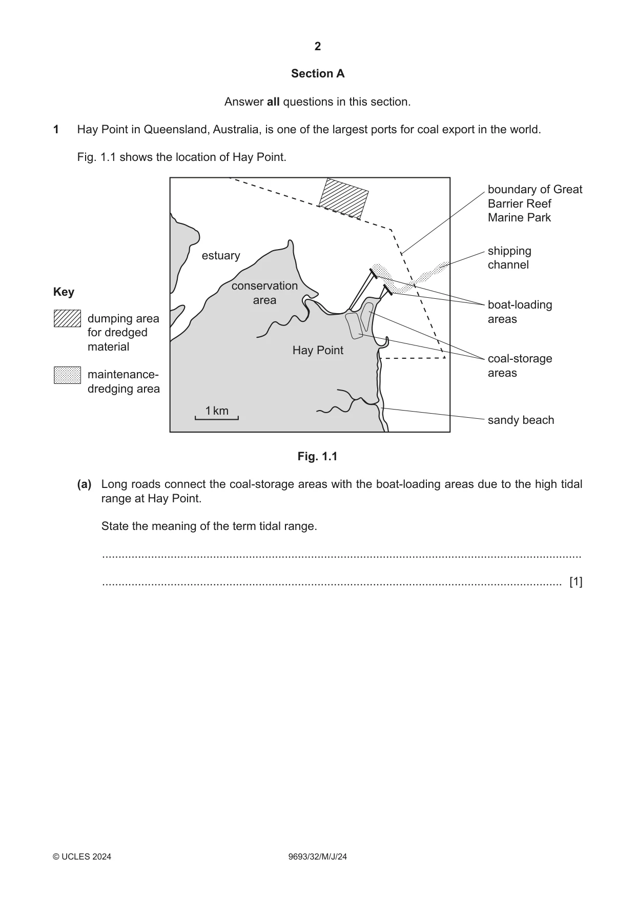 Cambridge A Level Marine Science 9693 2024 May/June Paper 3 · Variant 2 question paper, page 2 of 16