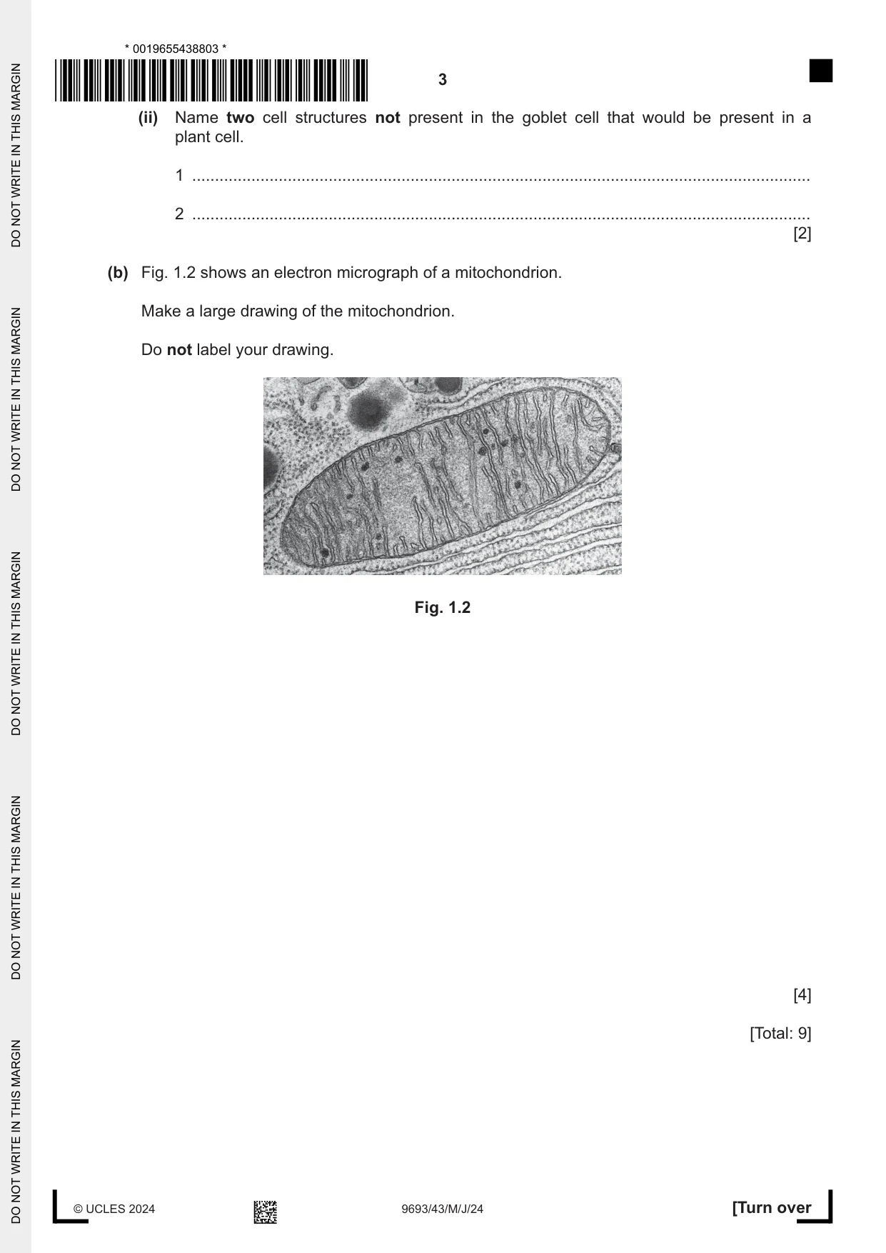 Cambridge A Level Marine Science 9693 2024 May/June Paper 4 · Variant 3 question paper, page 3 of 20