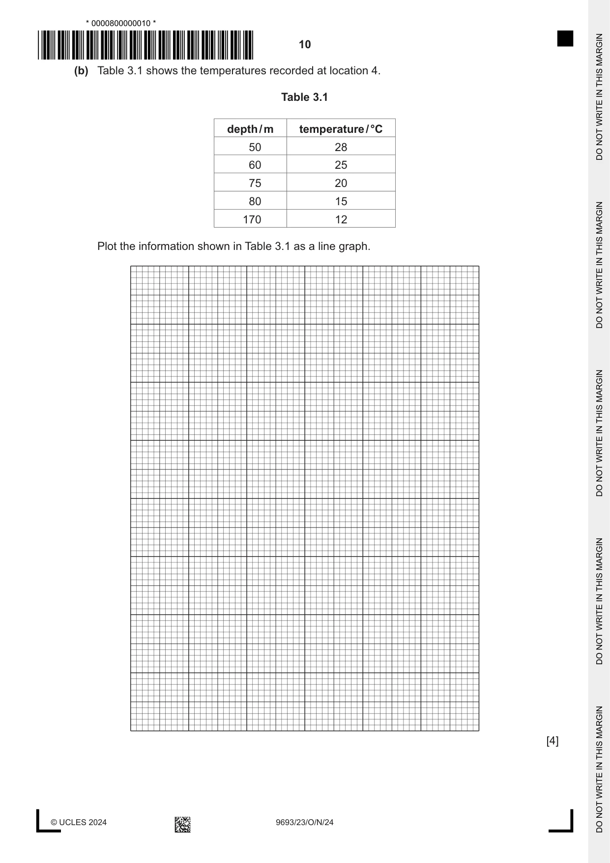Cambridge A Level Marine Science 9693 2024 Oct/Nov Paper 2 · Variant 3 question paper, page 10 of 24