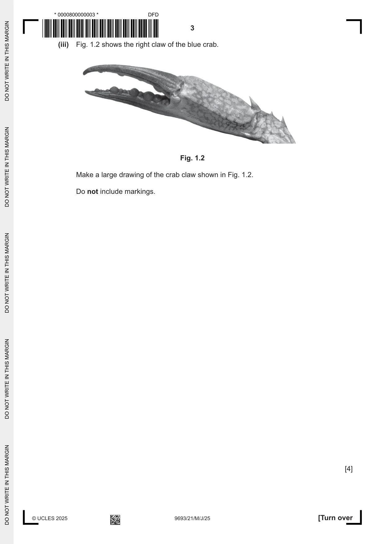 Cambridge A Level Marine Science 9693 2025 May/June Paper 2 · Variant 1 question paper, page 3 of 28