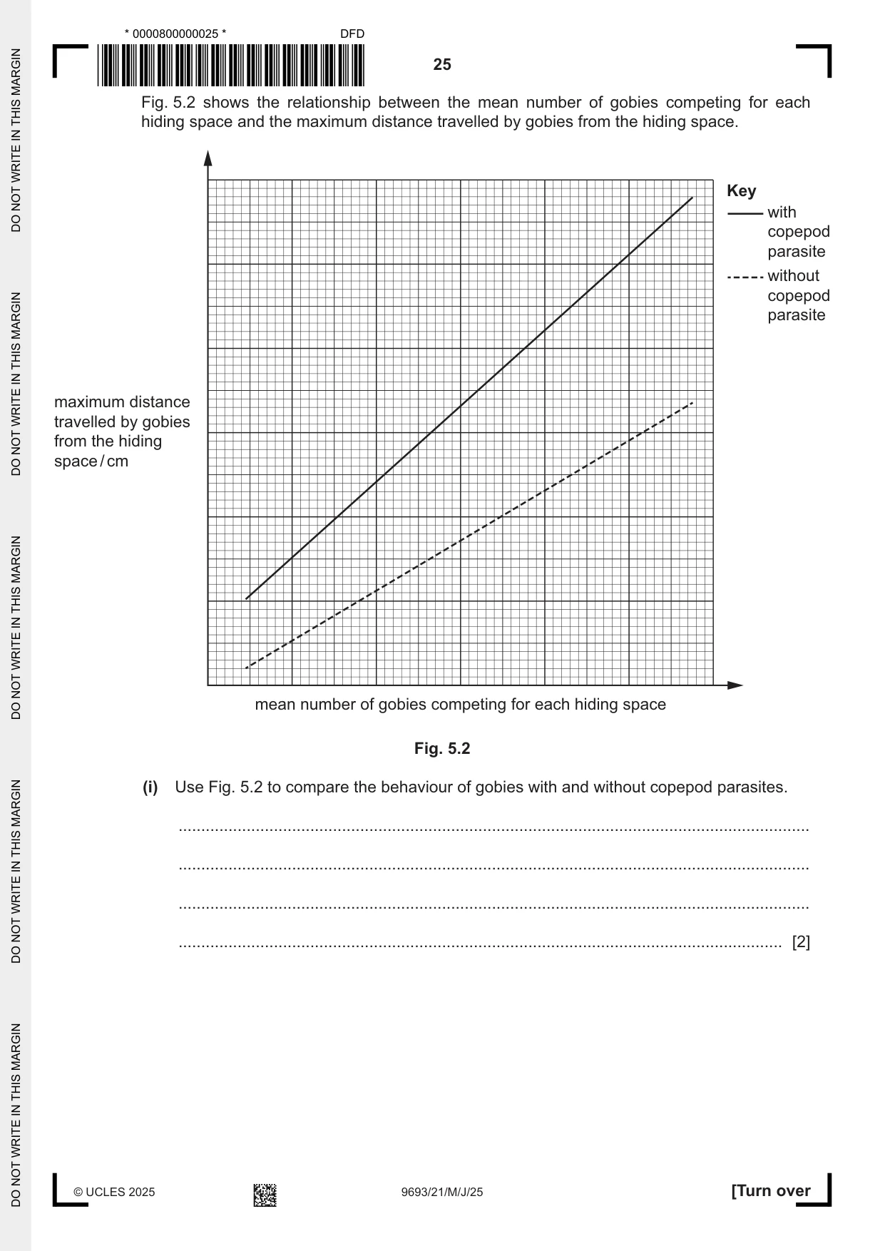 Cambridge A Level Marine Science 9693 2025 May/June Paper 2 · Variant 1 question paper, page 25 of 28