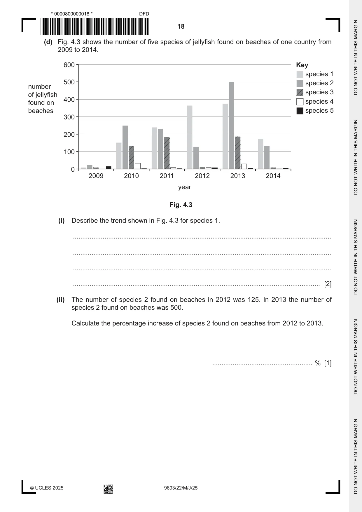 Cambridge A Level Marine Science 9693 2025 May/June Paper 2 · Variant 2 question paper, page 18 of 20