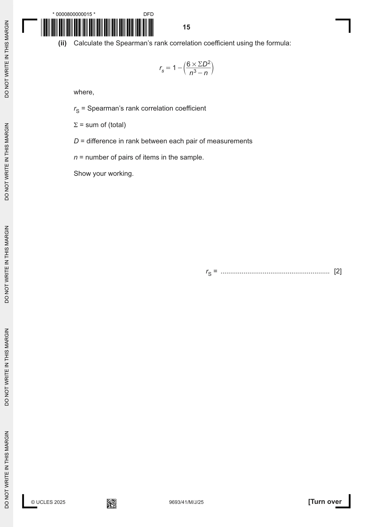 Cambridge A Level Marine Science 9693 2025 May/June Paper 4 · Variant 1 question paper, page 15 of 24