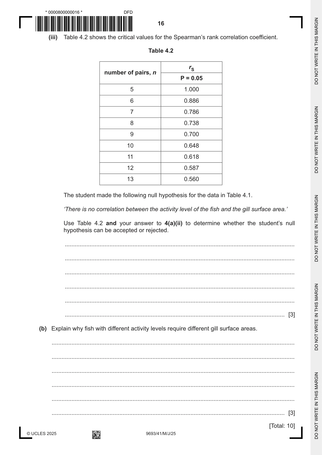 Cambridge A Level Marine Science 9693 2025 May/June Paper 4 · Variant 1 question paper, page 16 of 24