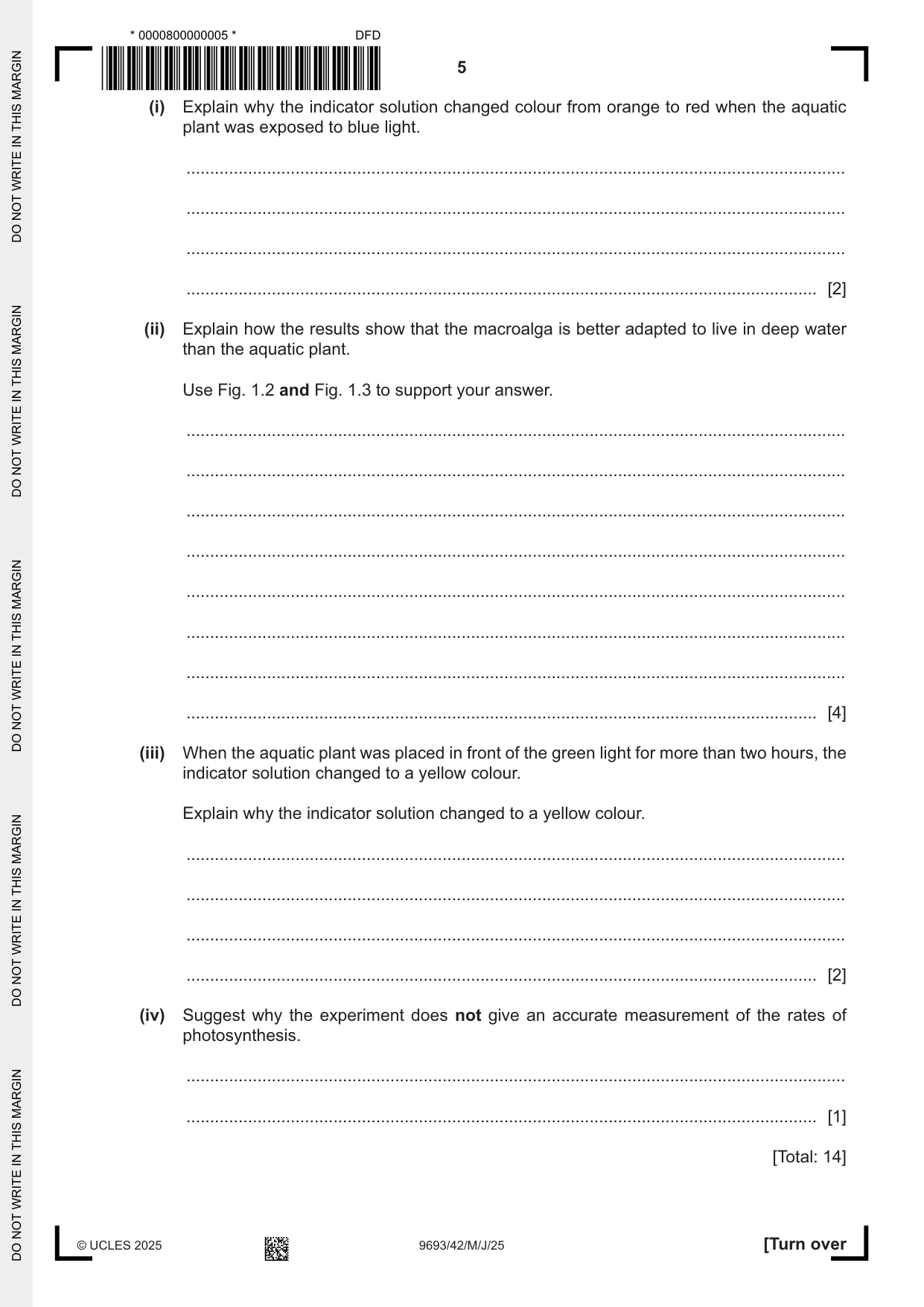 Cambridge A Level Marine Science 9693 2025 May/June Paper 4 · Variant 2 question paper, page 5 of 24